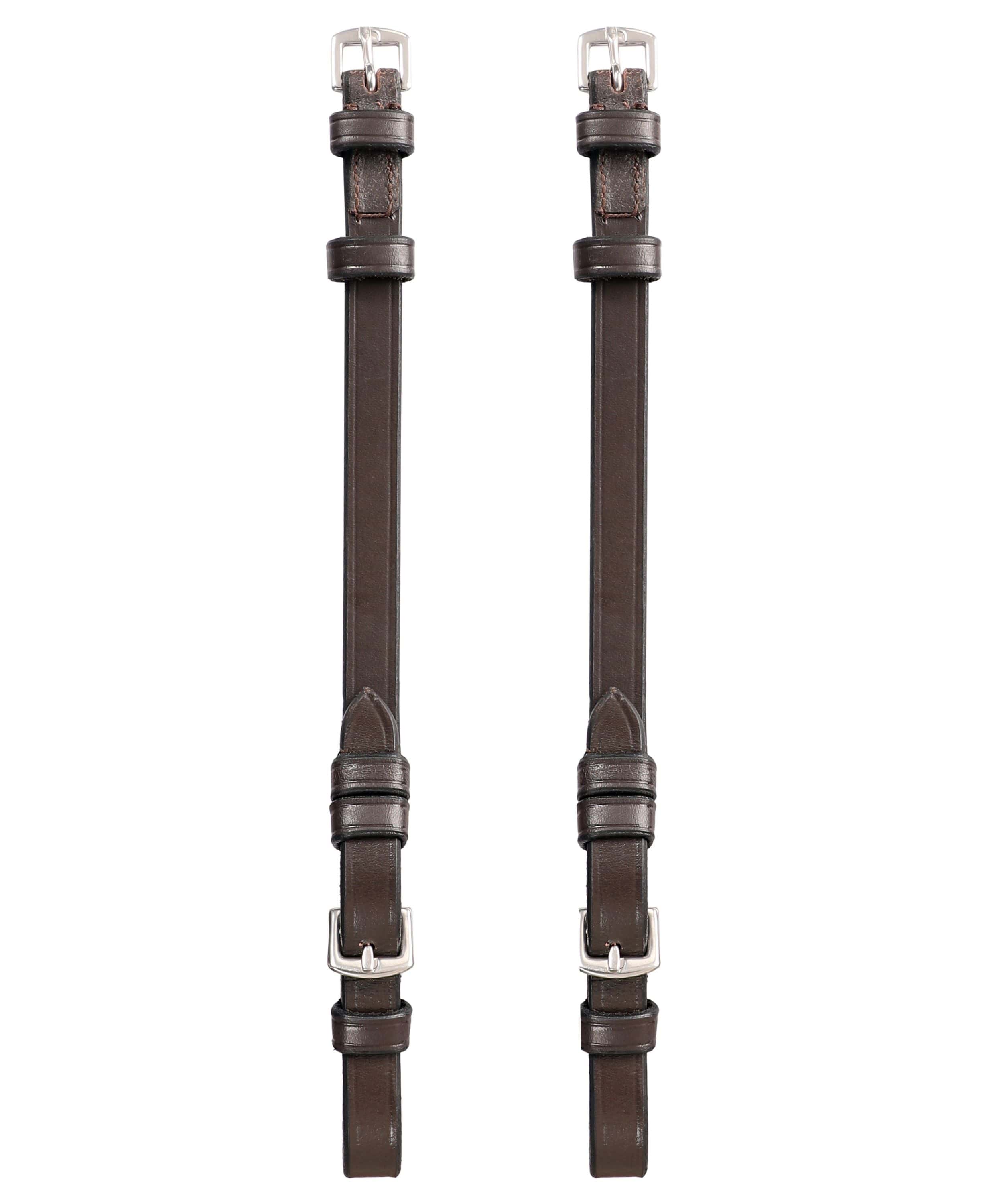 ExionPro Bridle Cheek Pieces With Buckle Fastening - Matching Stitching - Image 2