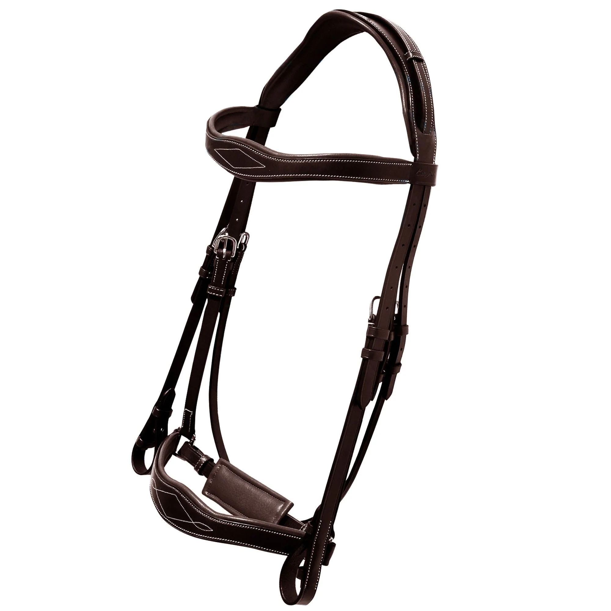 ExionPro Broad Wave Shape Designer Fancy Dressage Bridle & Web Reins - Image 7