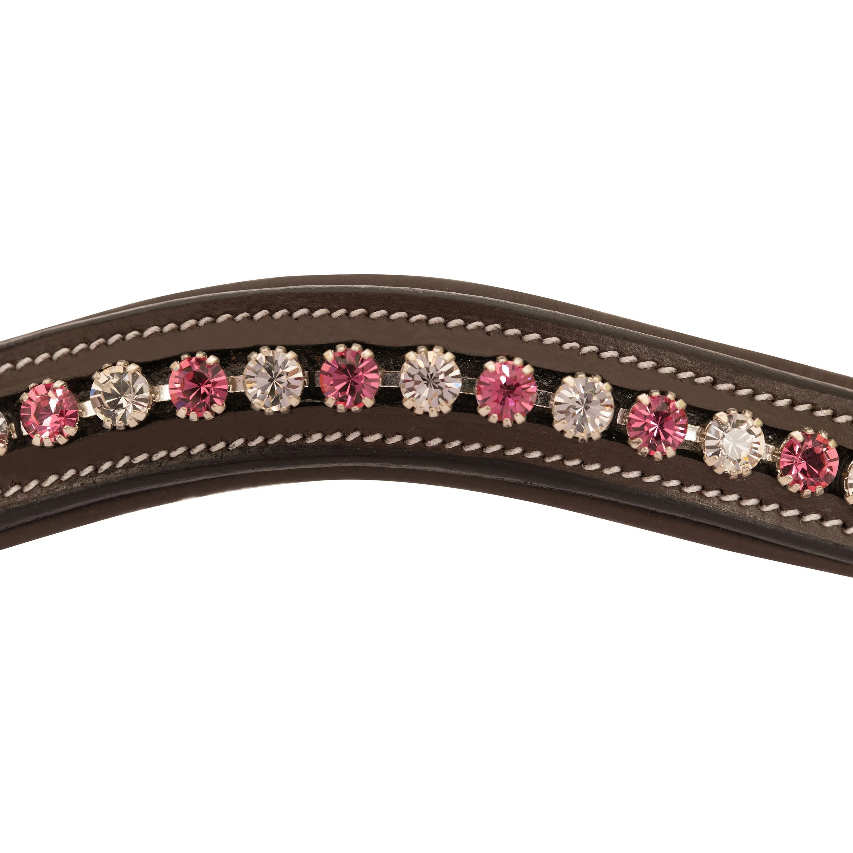 ExionPro Designer White & Pink linked Crystal Browband - Image 3