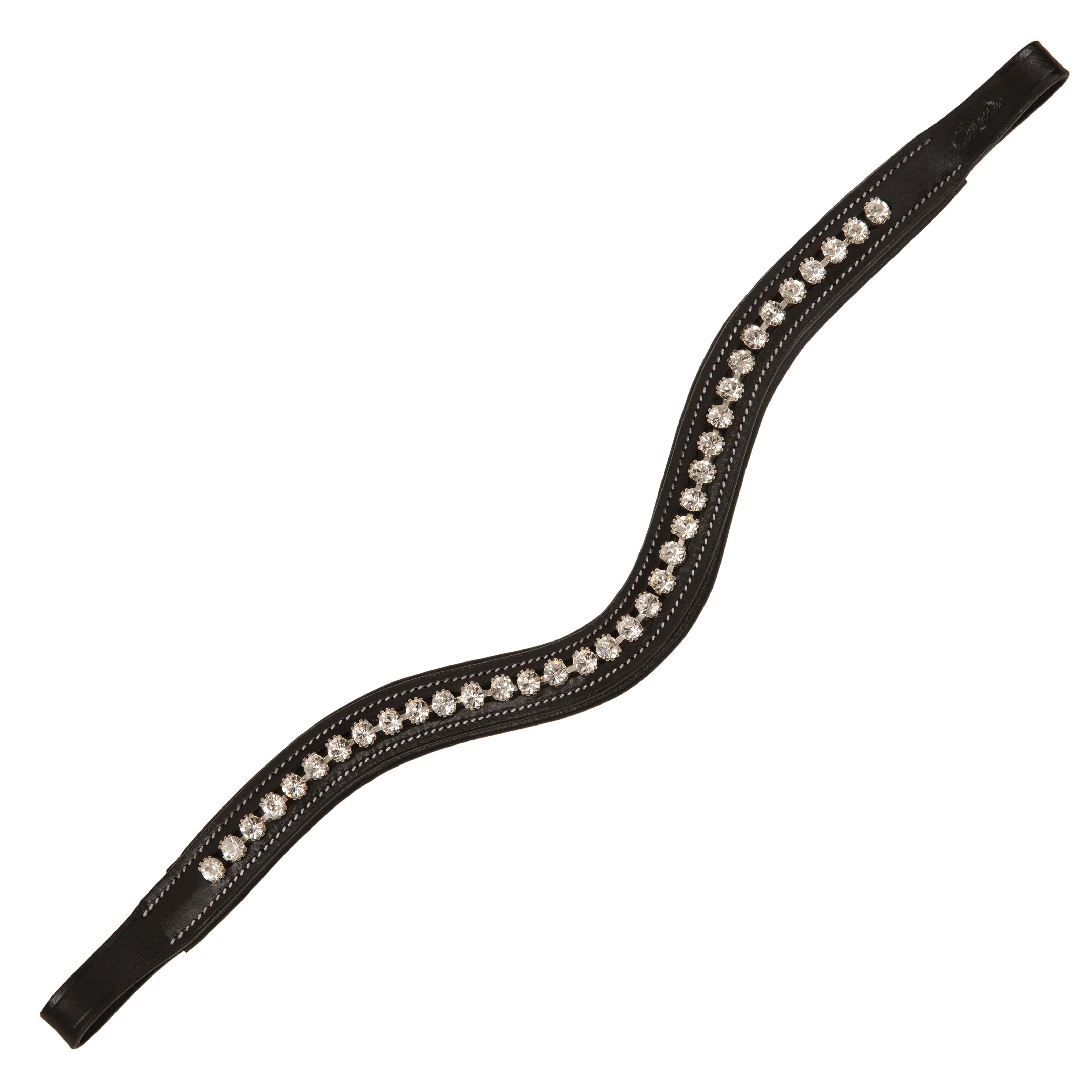 ExionPro Elegant & Attractive White Crystal Browband - Image 3