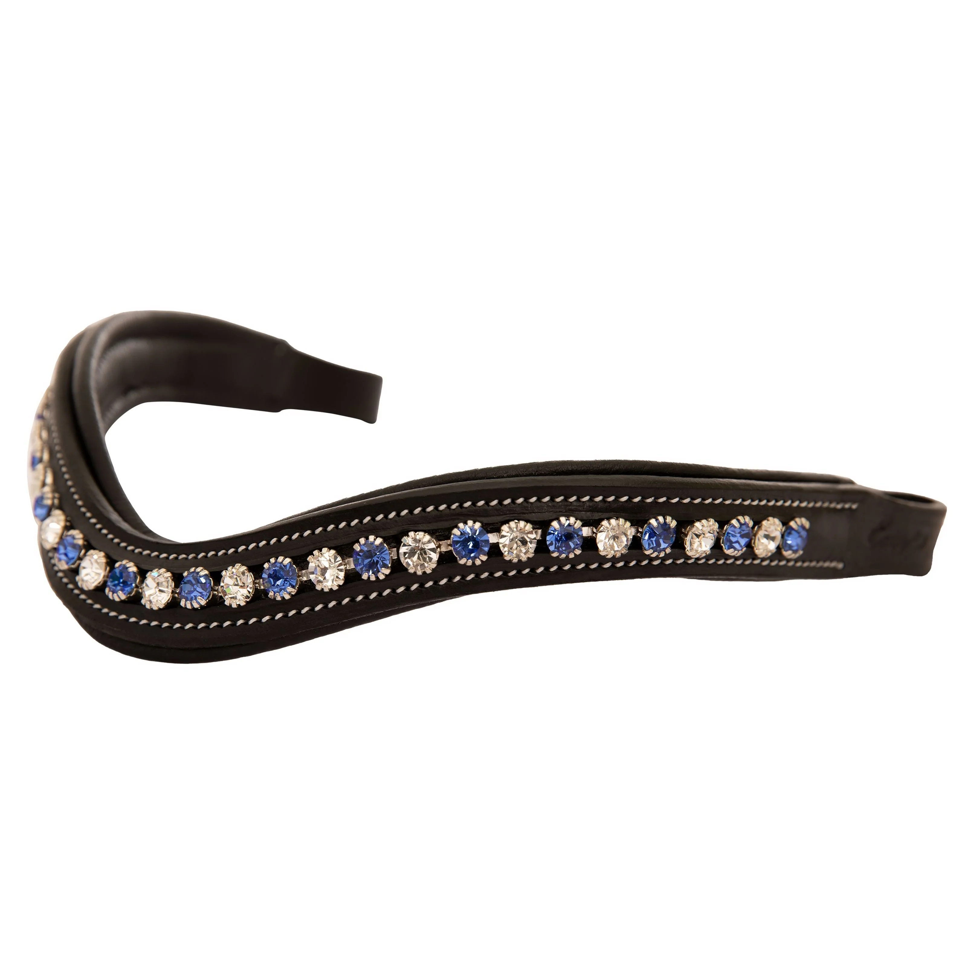 ExionPro Elegant Blue & Clear Crystal Browband - Image 8