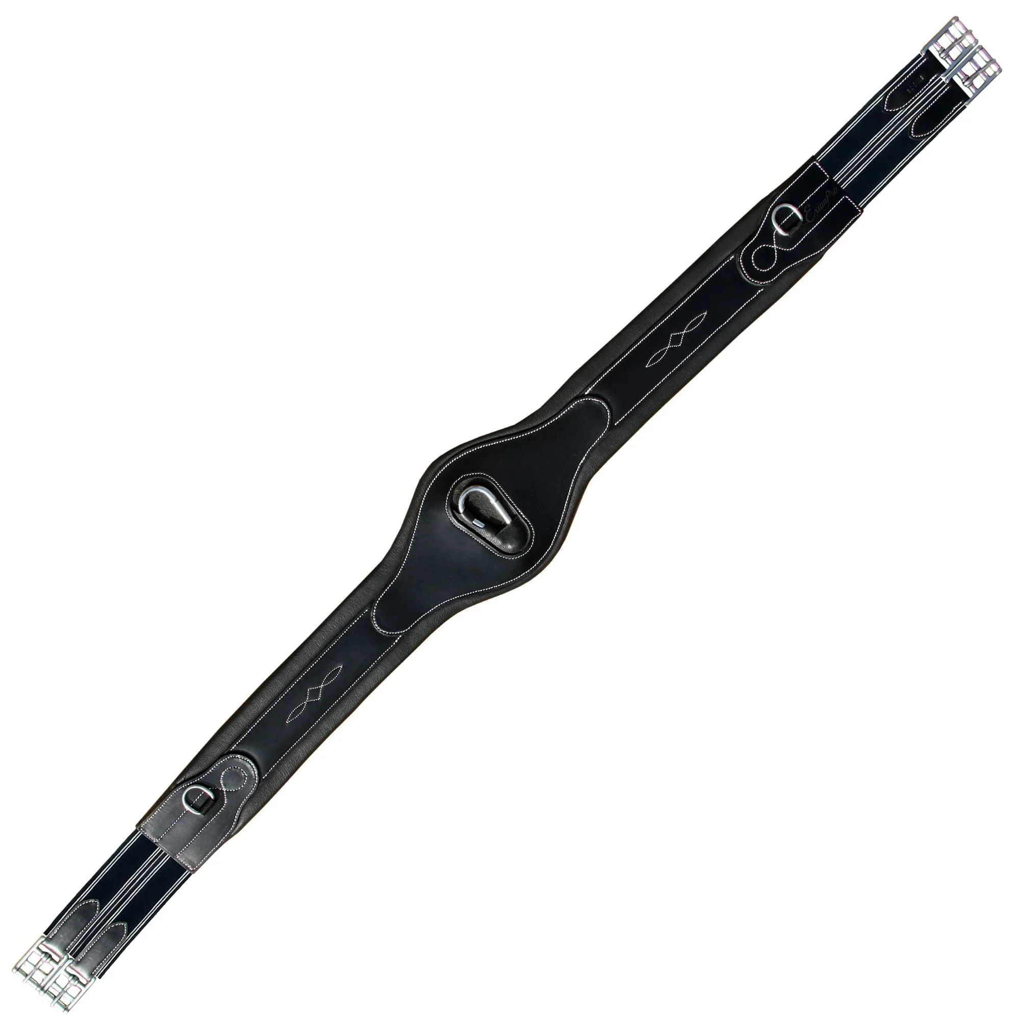 ExionPro Joint Over Lay Girth - Navy Blue Elastic with White Lines - Image 2