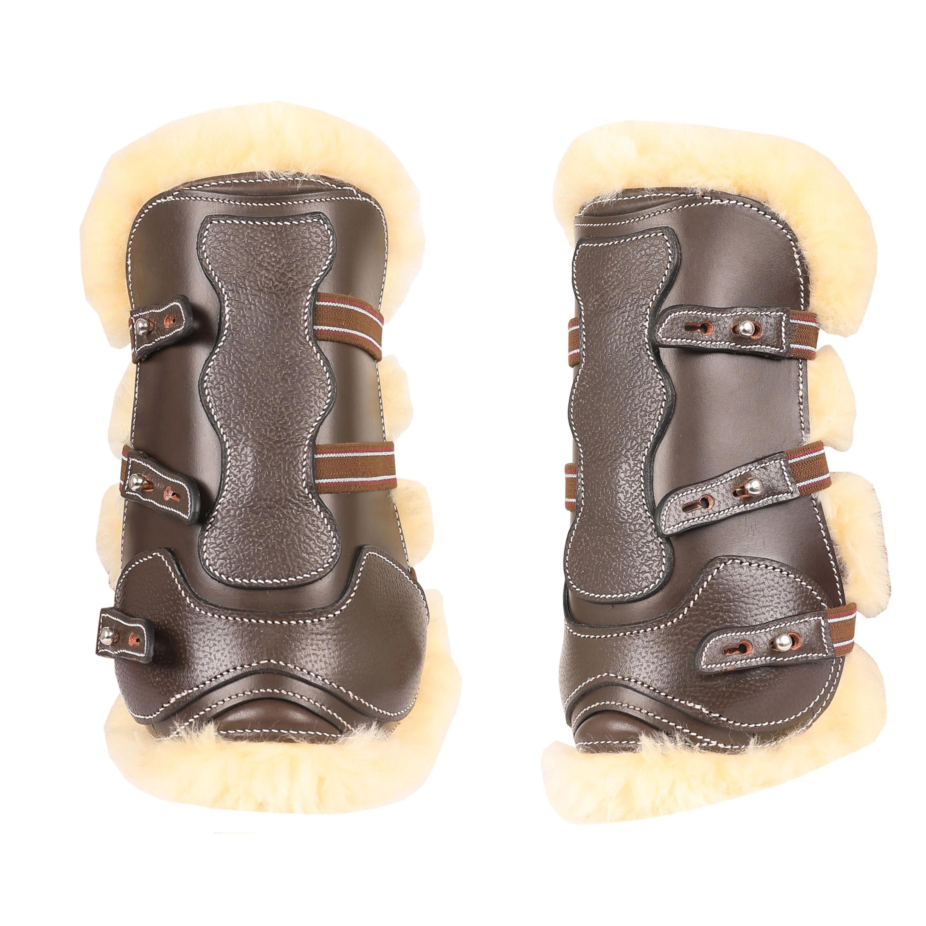 ExionPro Leather Horse Tendon Show Jump Boots - 401 - Image 4