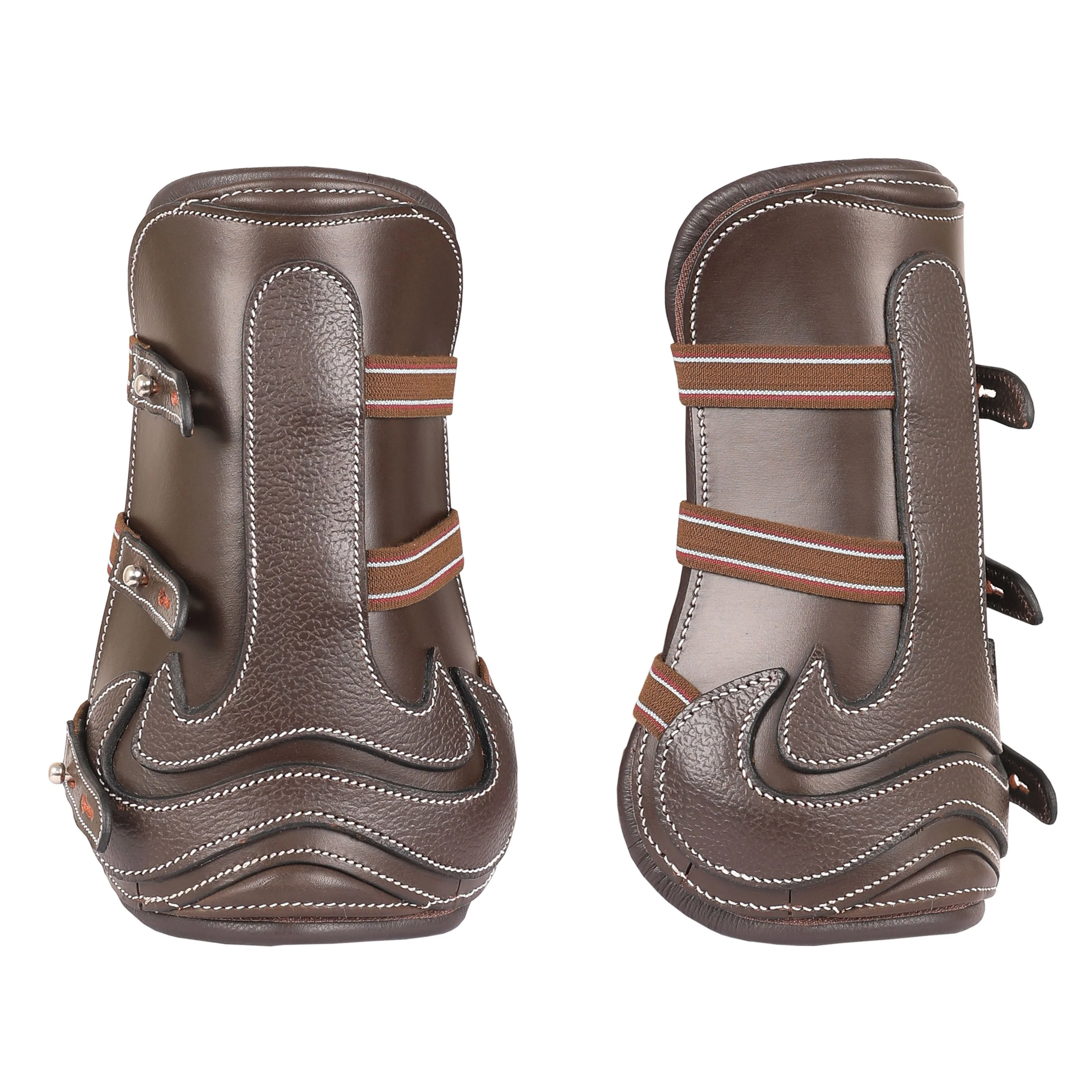 ExionPro Leather Horse Tendon Show Jump Boots - 402 - Image 3