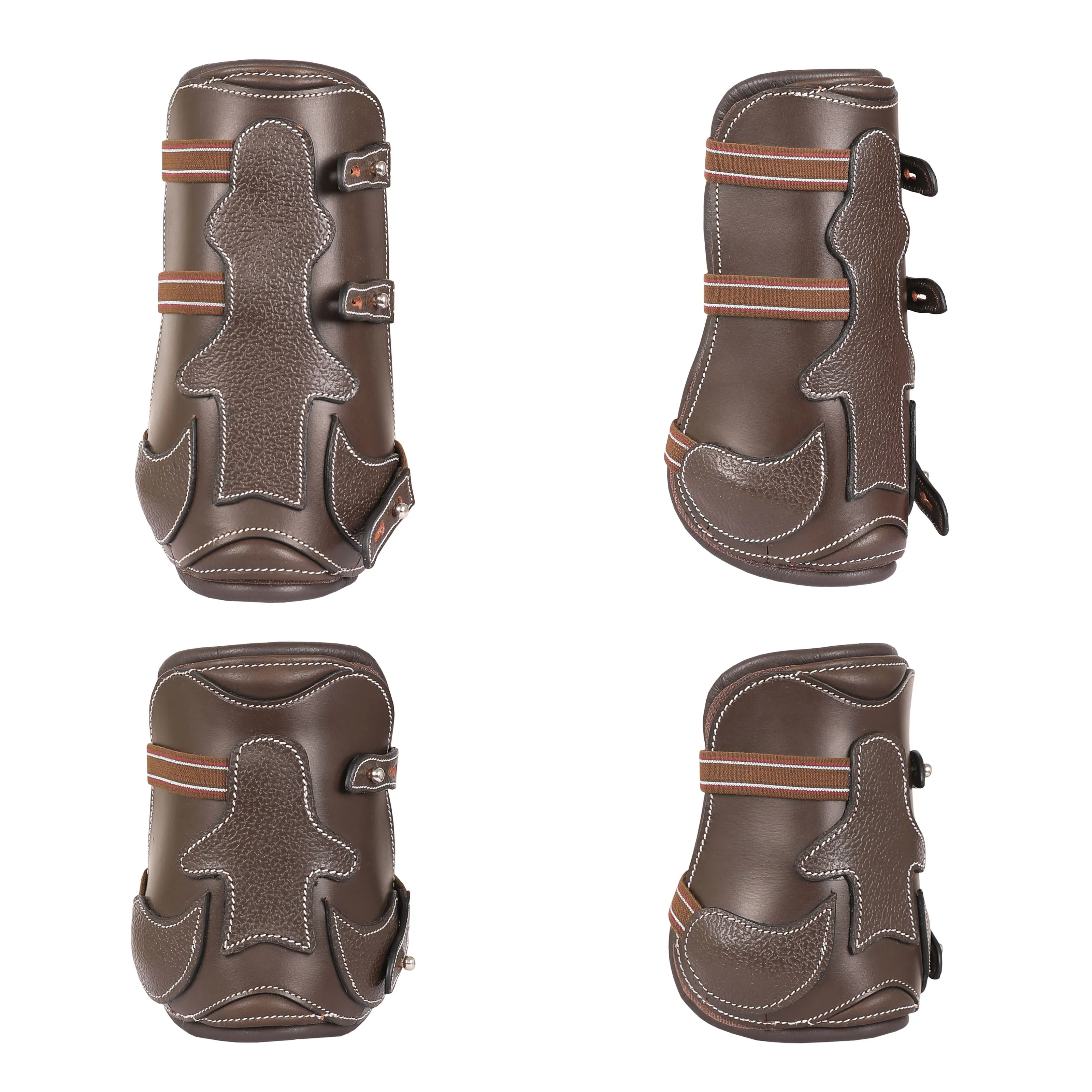 ExionPro Leather Horse Tendon Show Jump Boots - 403 - Image 8