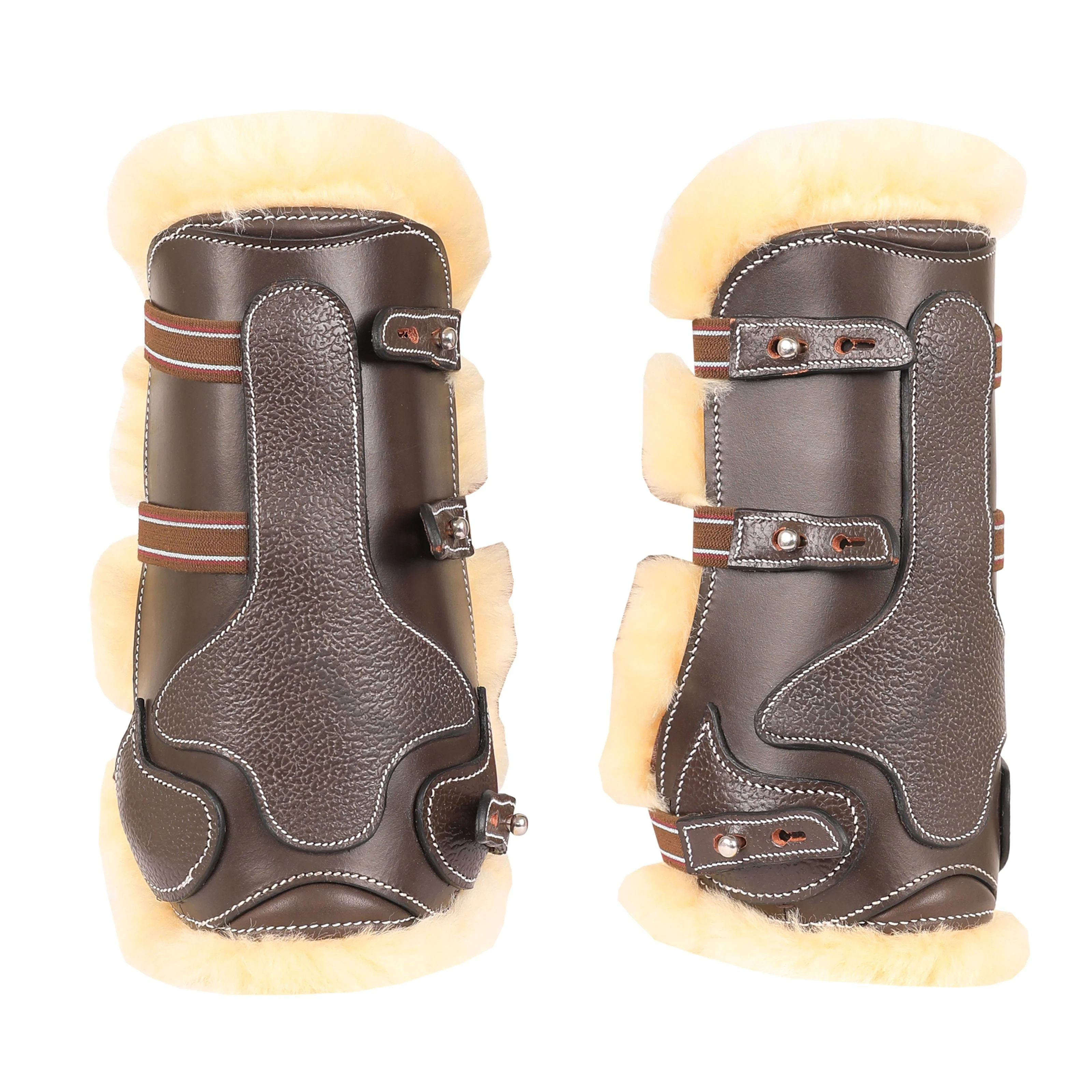 ExionPro Leather Horse Tendon Show Jump Boots - 404 - Image 4