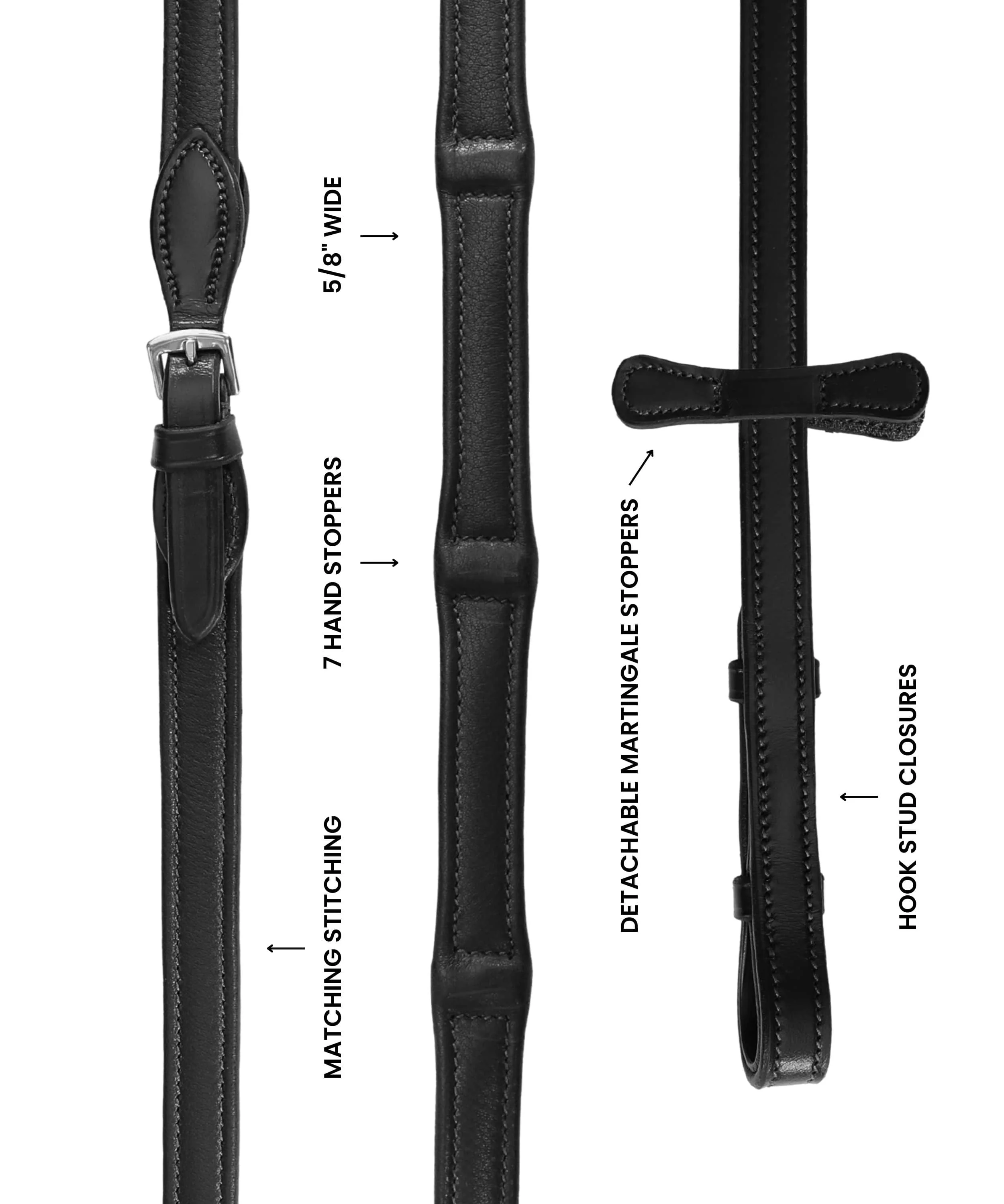 ExionPro Soft Leather Reins - Image 5