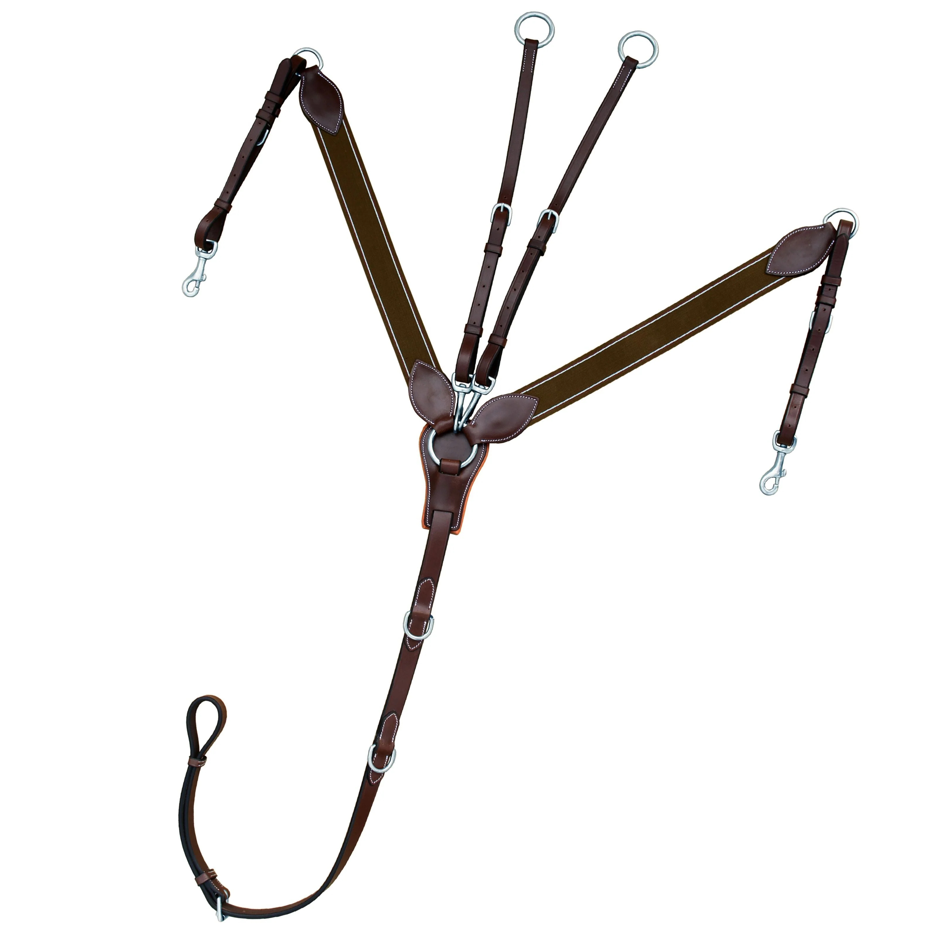 ExionPro Wide Elastic 3 Point Breastplate - Matching Elastic - Image 3
