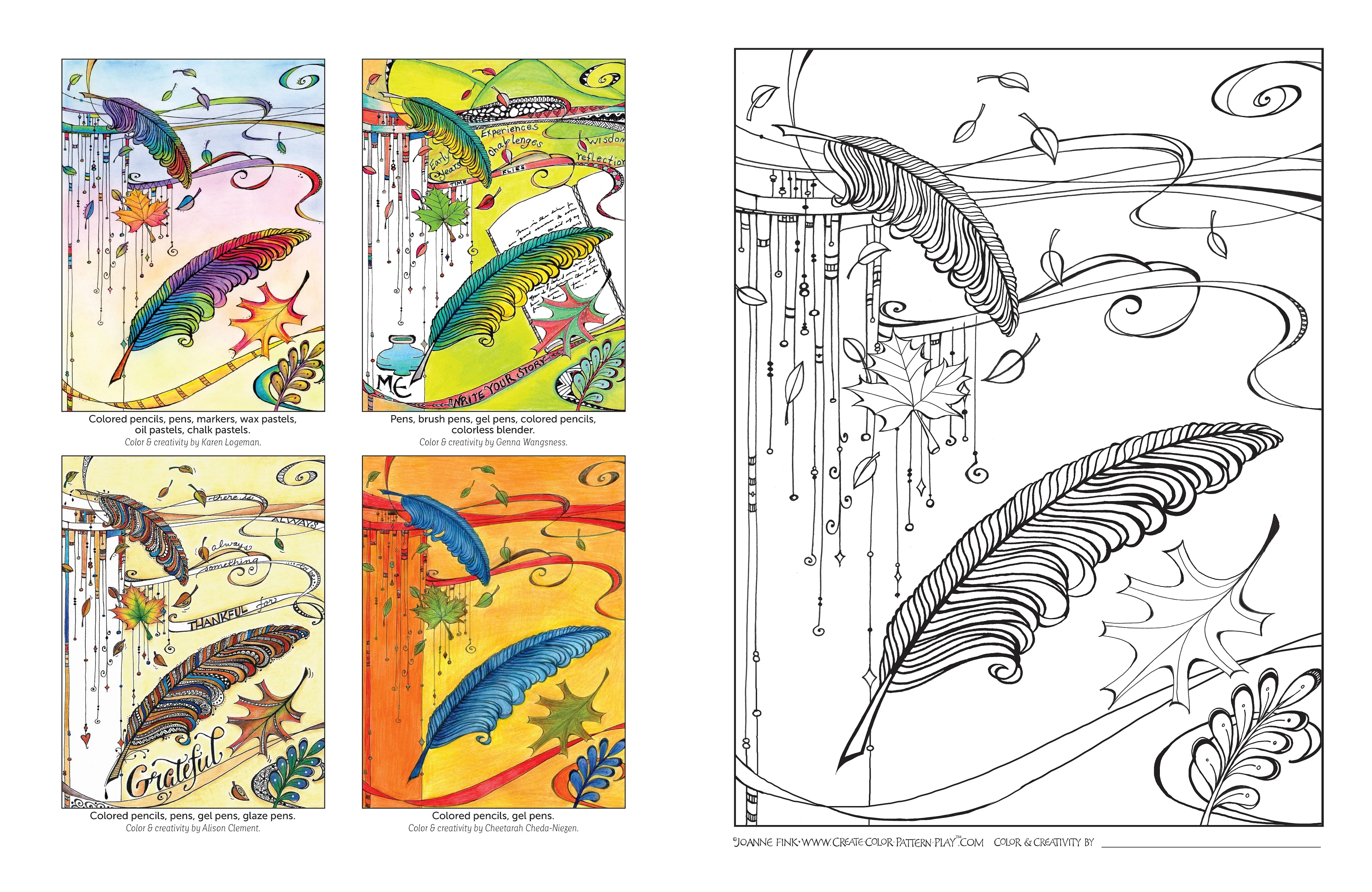Expressions of Nature Coloring Book - Image 3