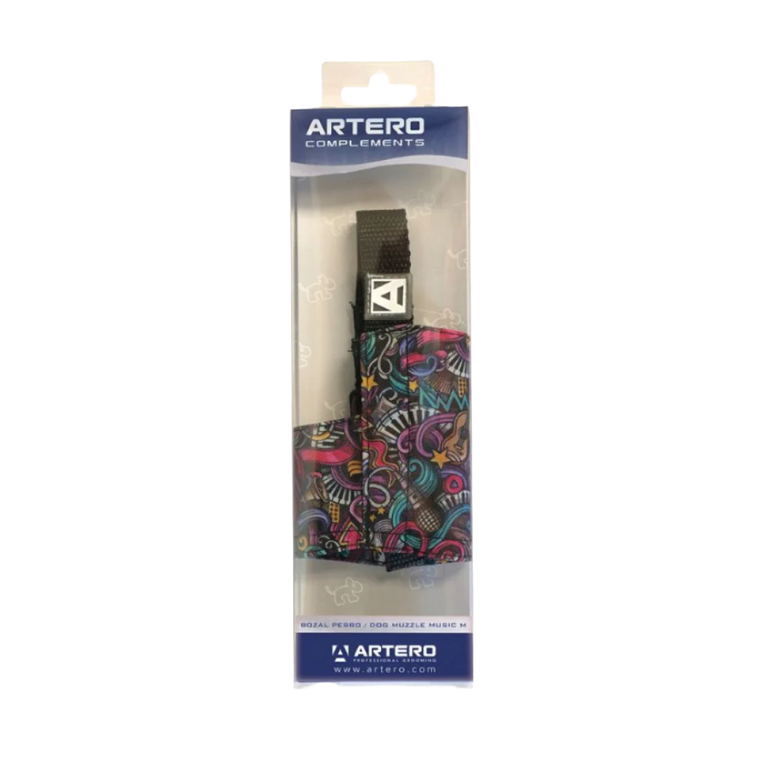 Extra Small Music Patterned Muzzle for Dogs by Artero - Image 4