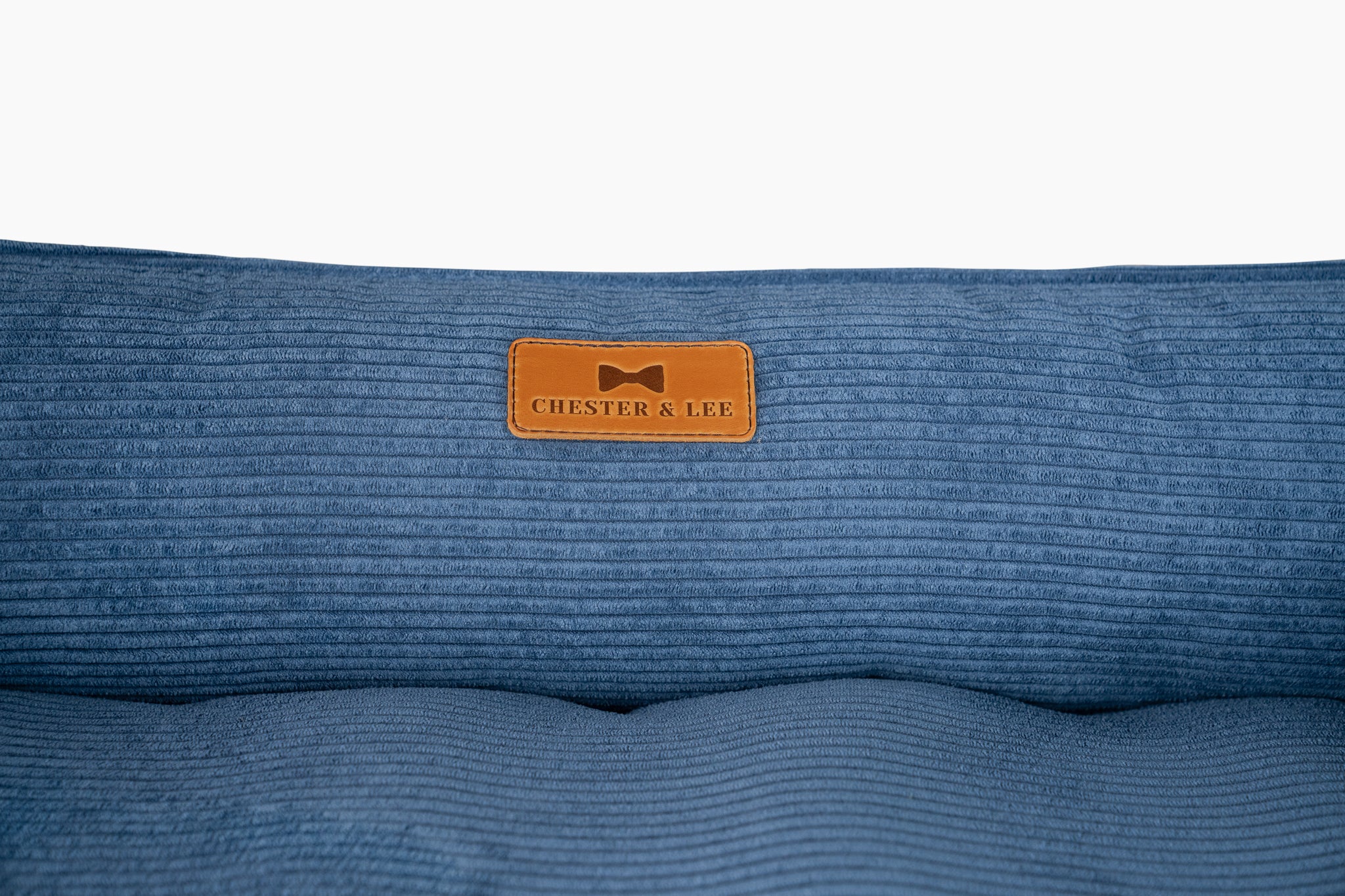 Fancy Corduroy Sleeper Dog Bed Blue - Image 7