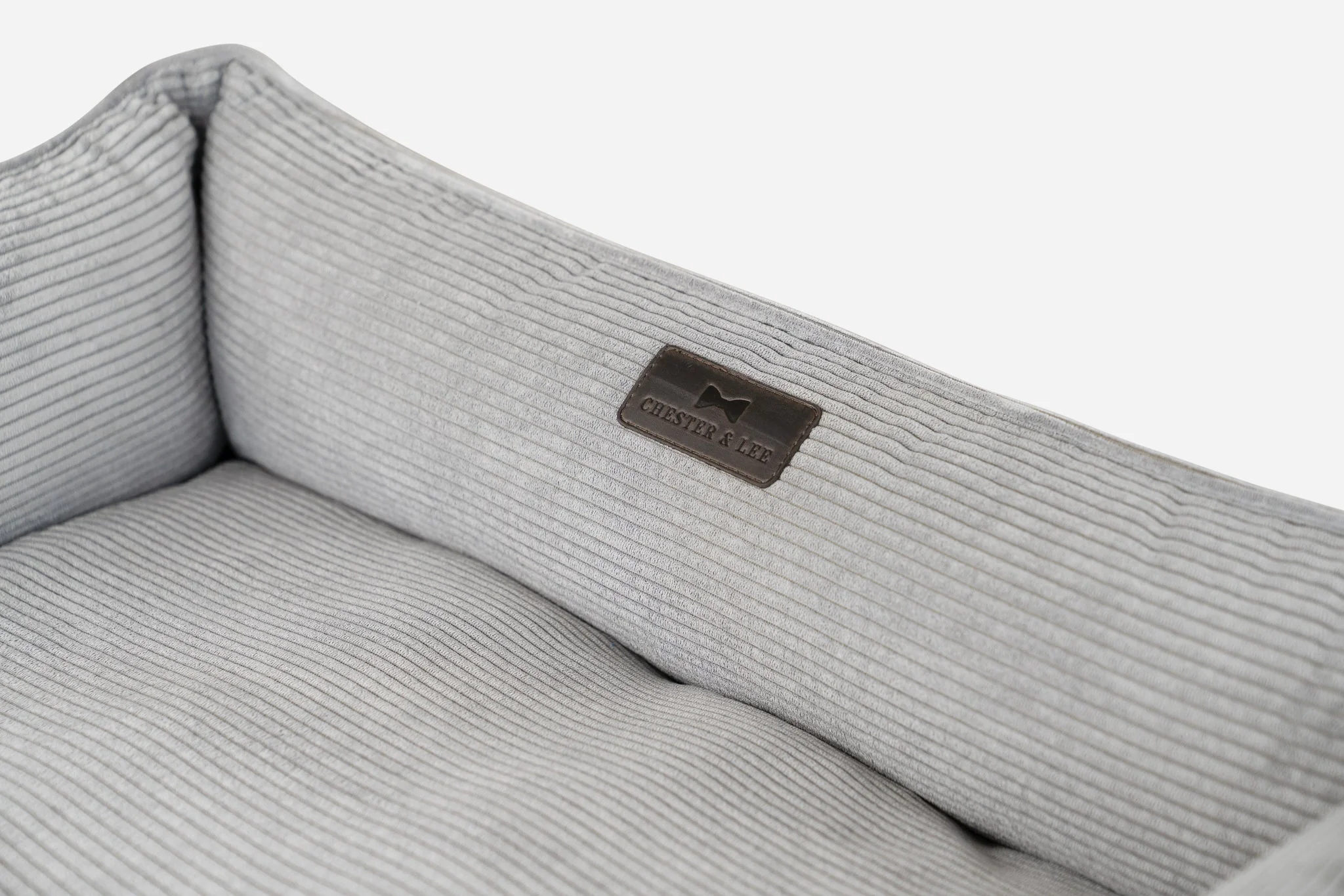Fancy Corduroy Sleeper Dog Bed Gray - Image 7