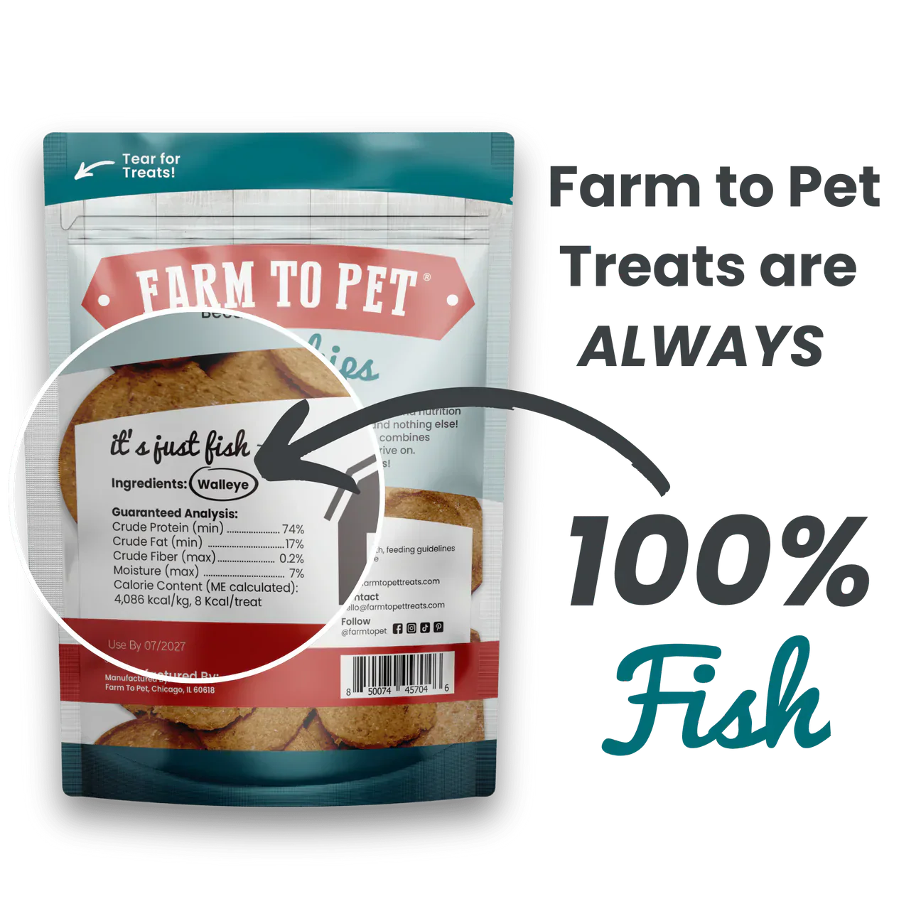 Farm To Pet Fish Chips (4oz) - Image 2