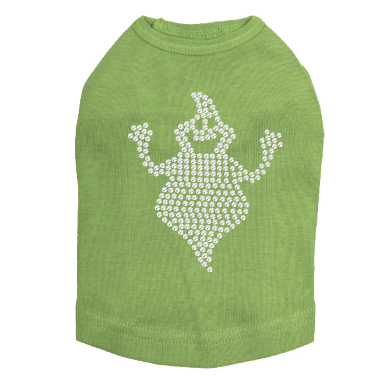 Fat Rhinestone Ghost - Dog Tank - Image 14