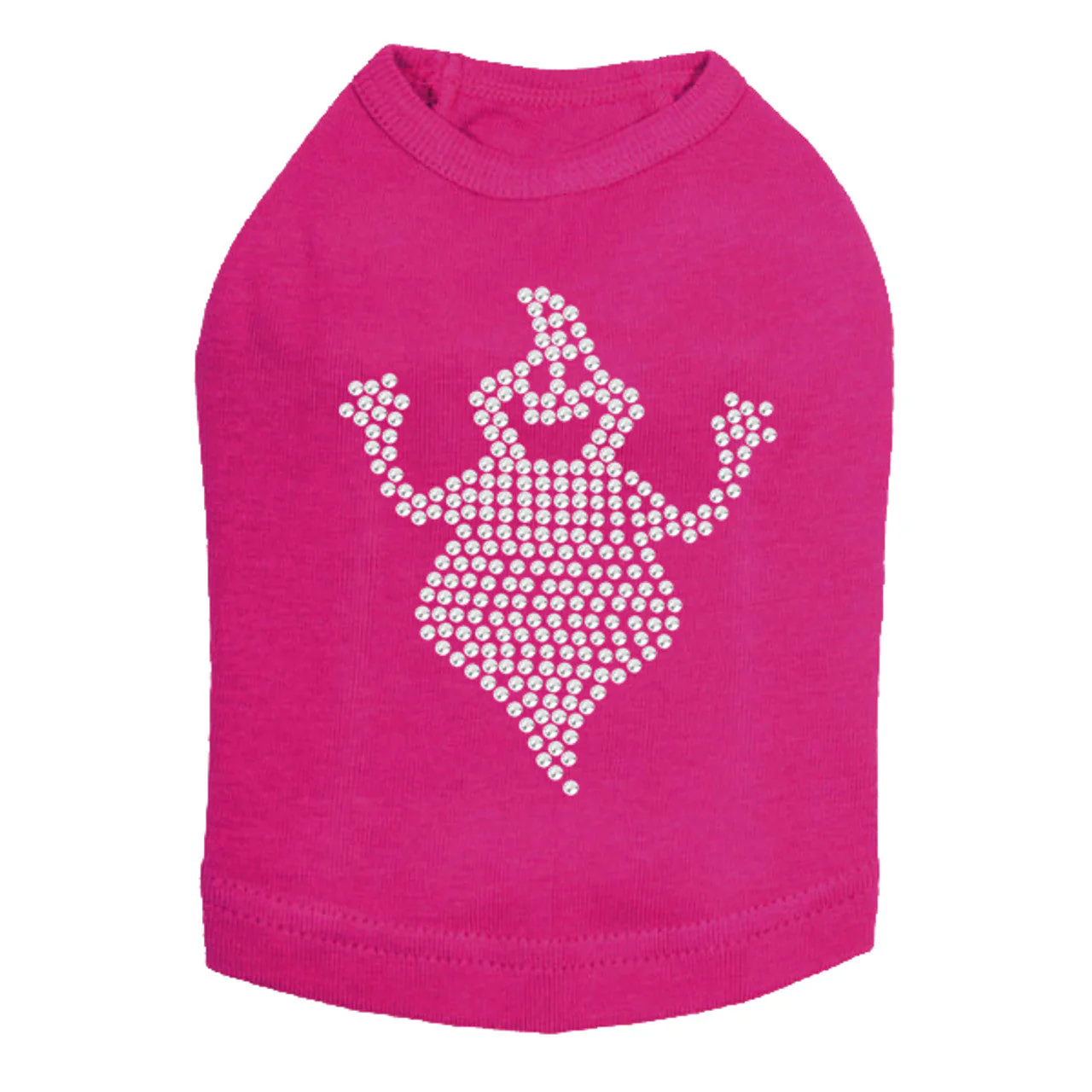 Fat Rhinestone Ghost - Dog Tank - Image 6