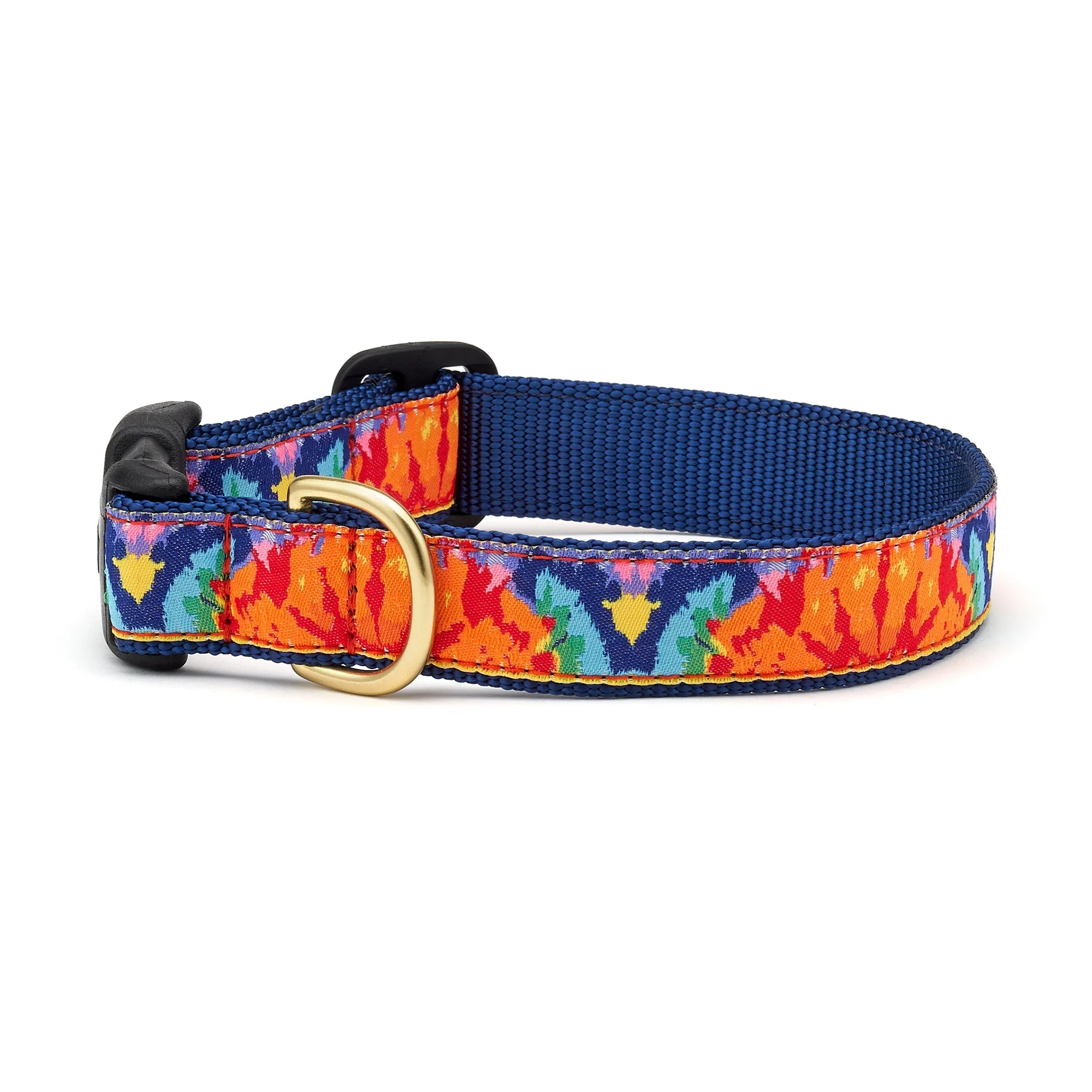 Up Country Feelin Groovy Cast Brass Dog Collar