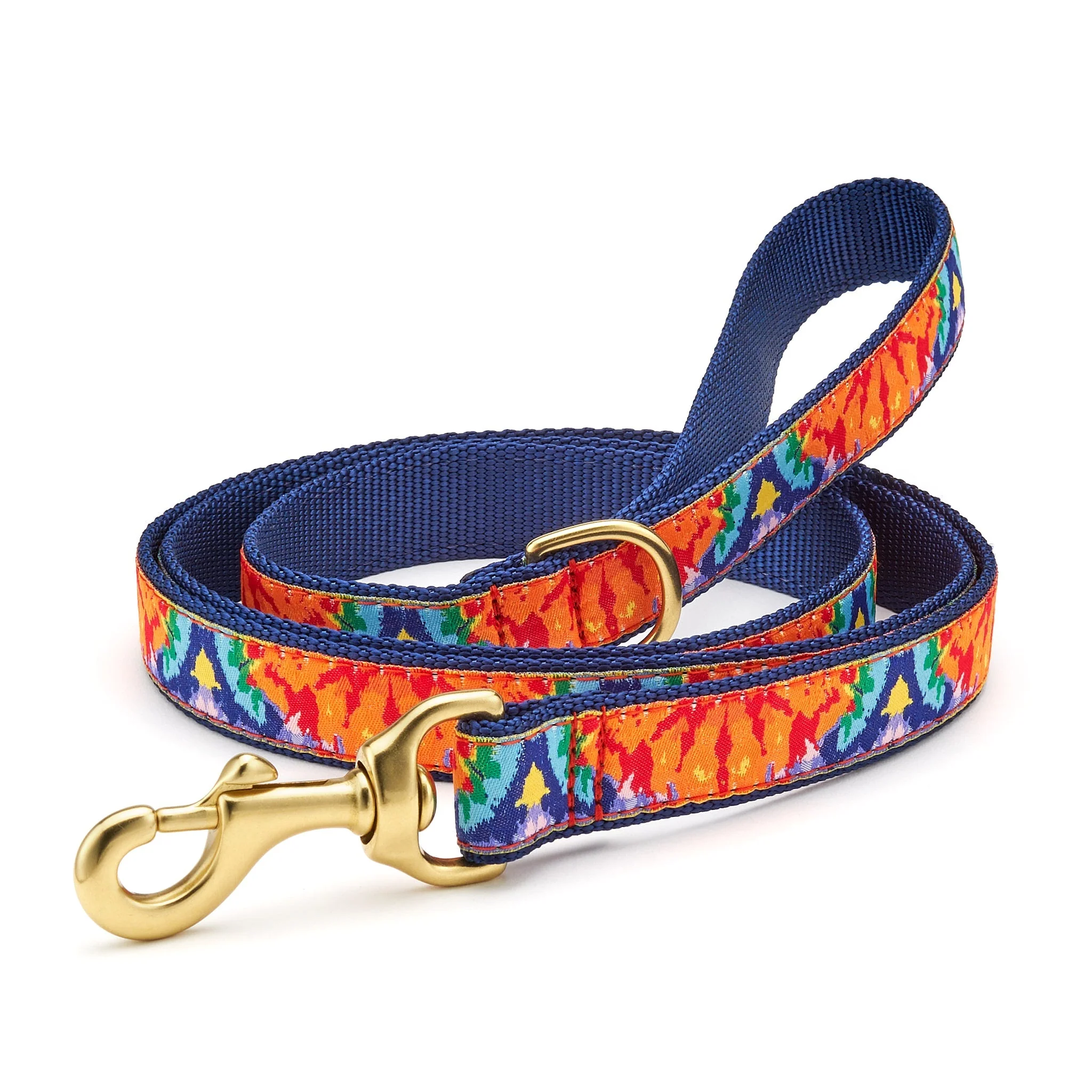 Up Country Feelin Groovy Cast Brass Dog Leash
