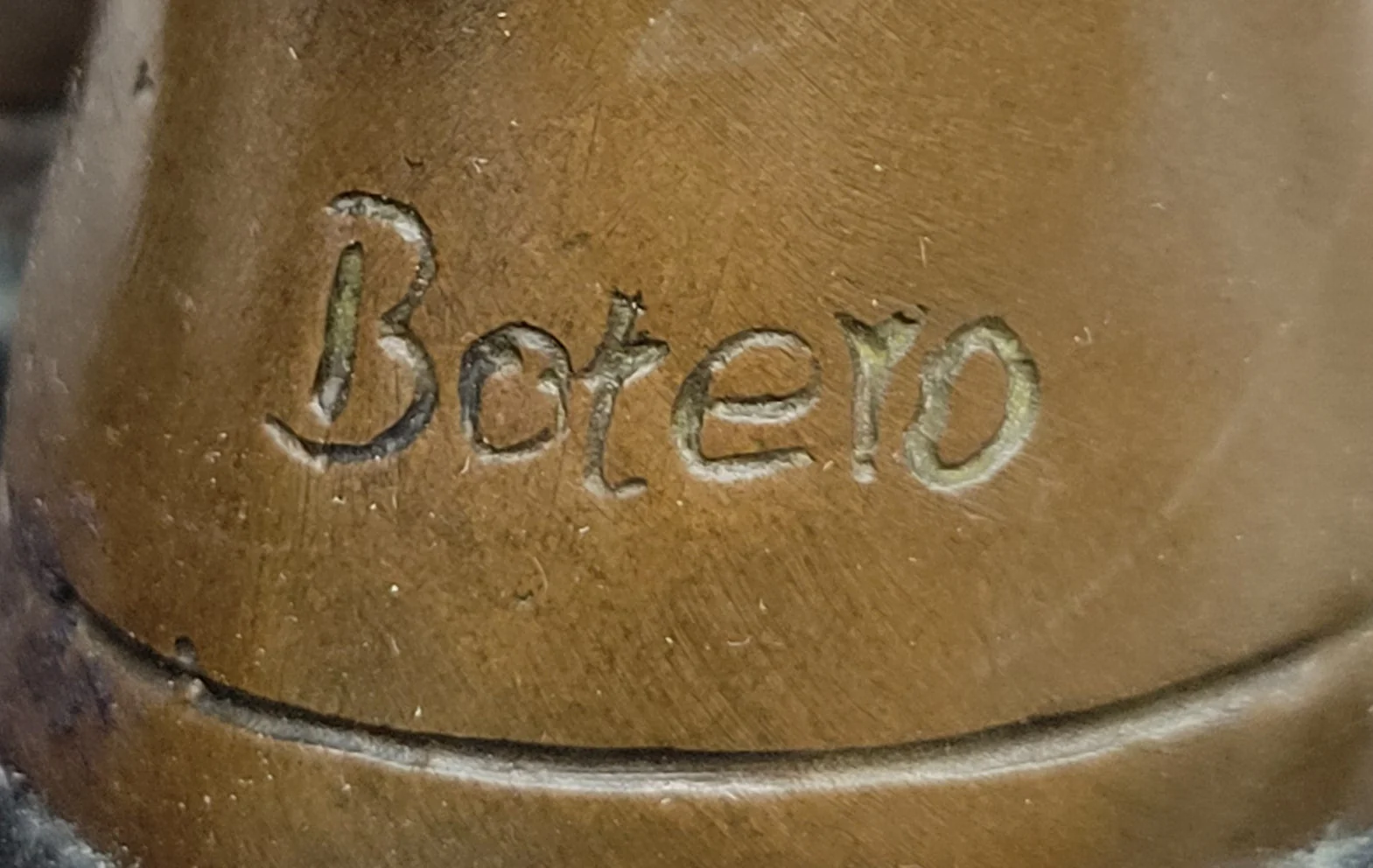 Fernando Botero Trojan Horse Abstract Bronze Statue Sculpture on Marble Base - Image 10