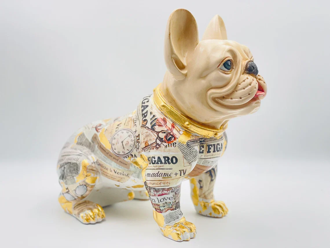 Figaro Luxury French Bulldog Statue - Image 5