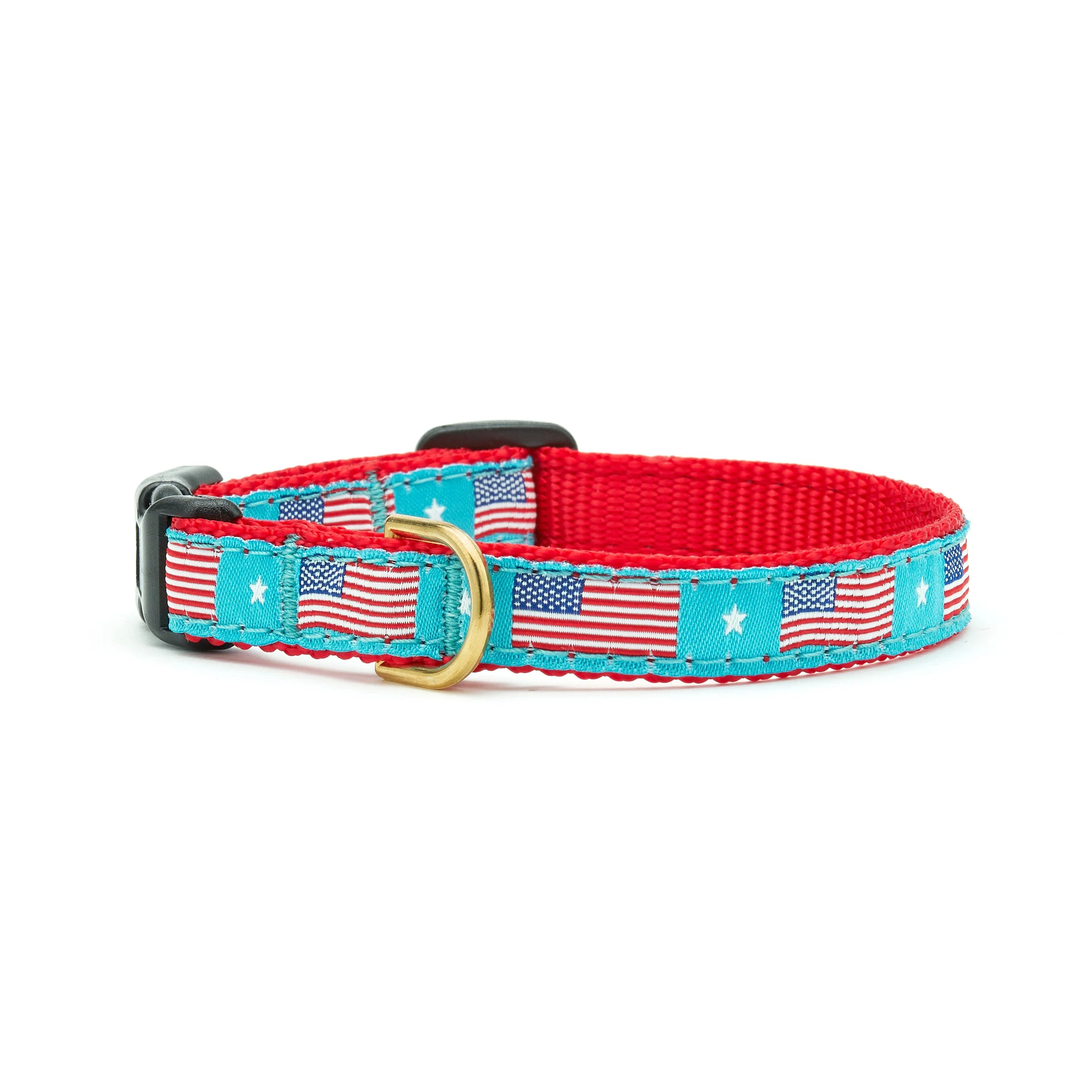 Up Country Flag Day Made in USA Dog Collar