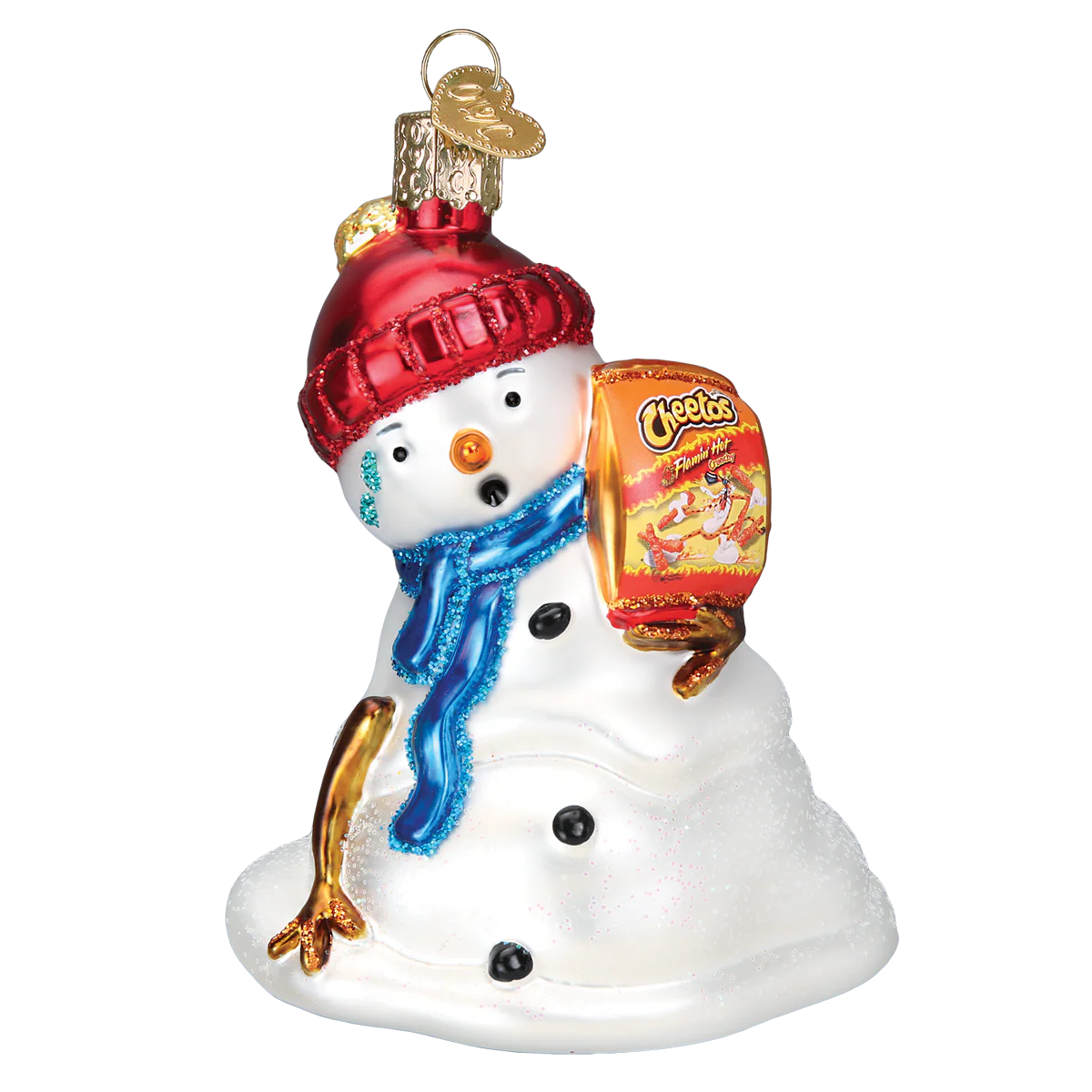 Flamin Hot Cheetos Snowman Ornament - Image 3