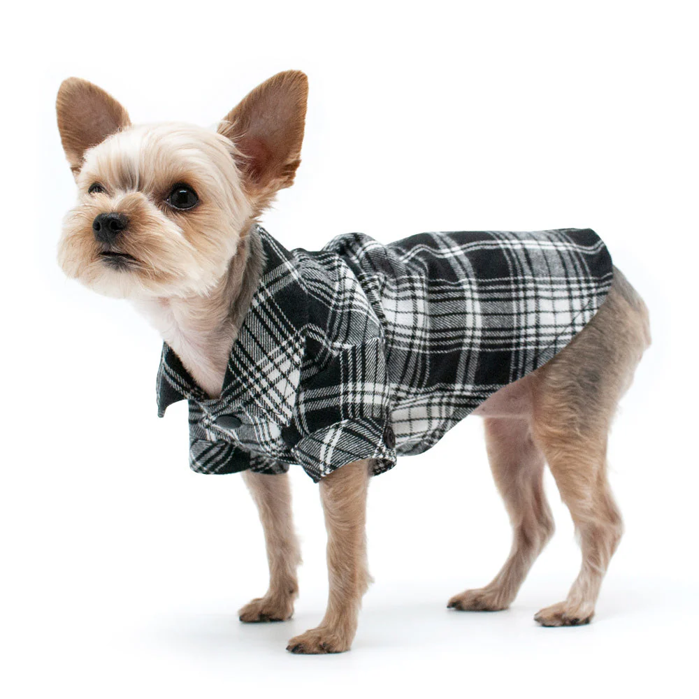 Flannel Button Down Black 2 - Image 7