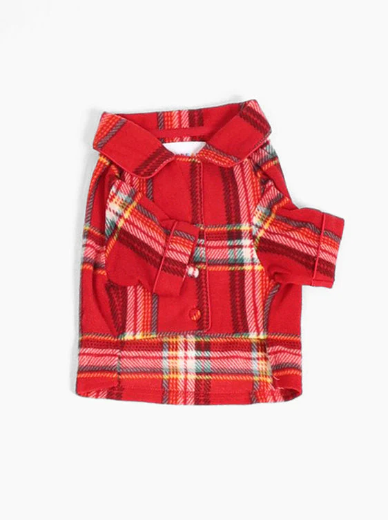 Fleece Plaid Pajama - Image 2