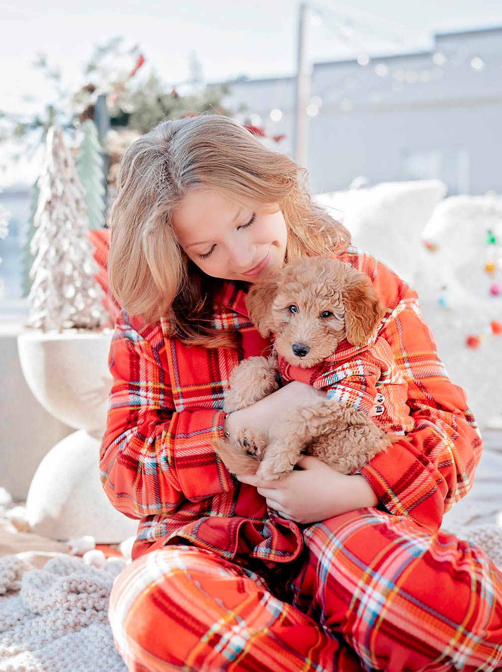 Fleece Plaid Pajama - Image 4