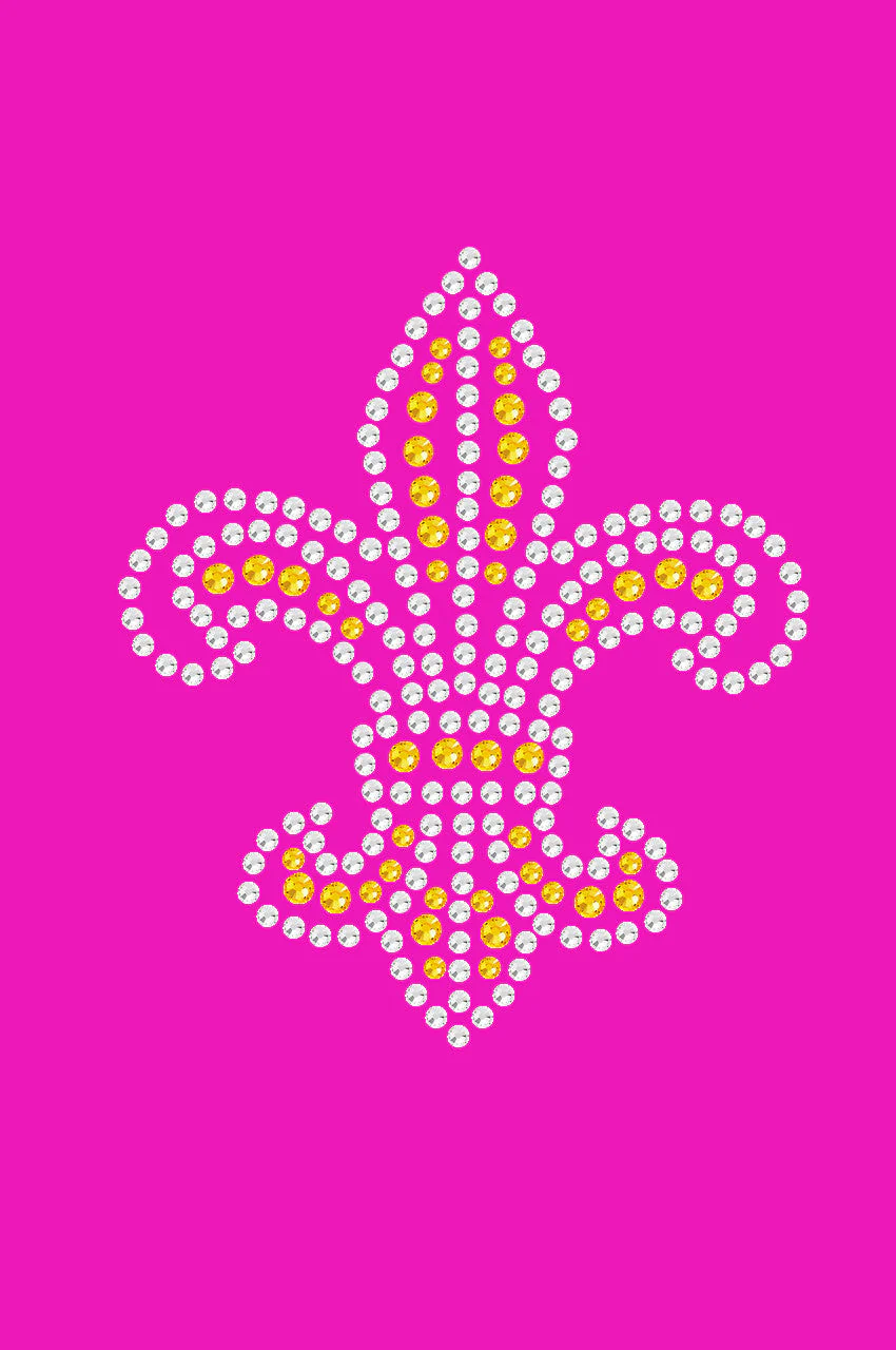 Fleur de Lis (Gold Rhinestones) - Bandanna - Image 16