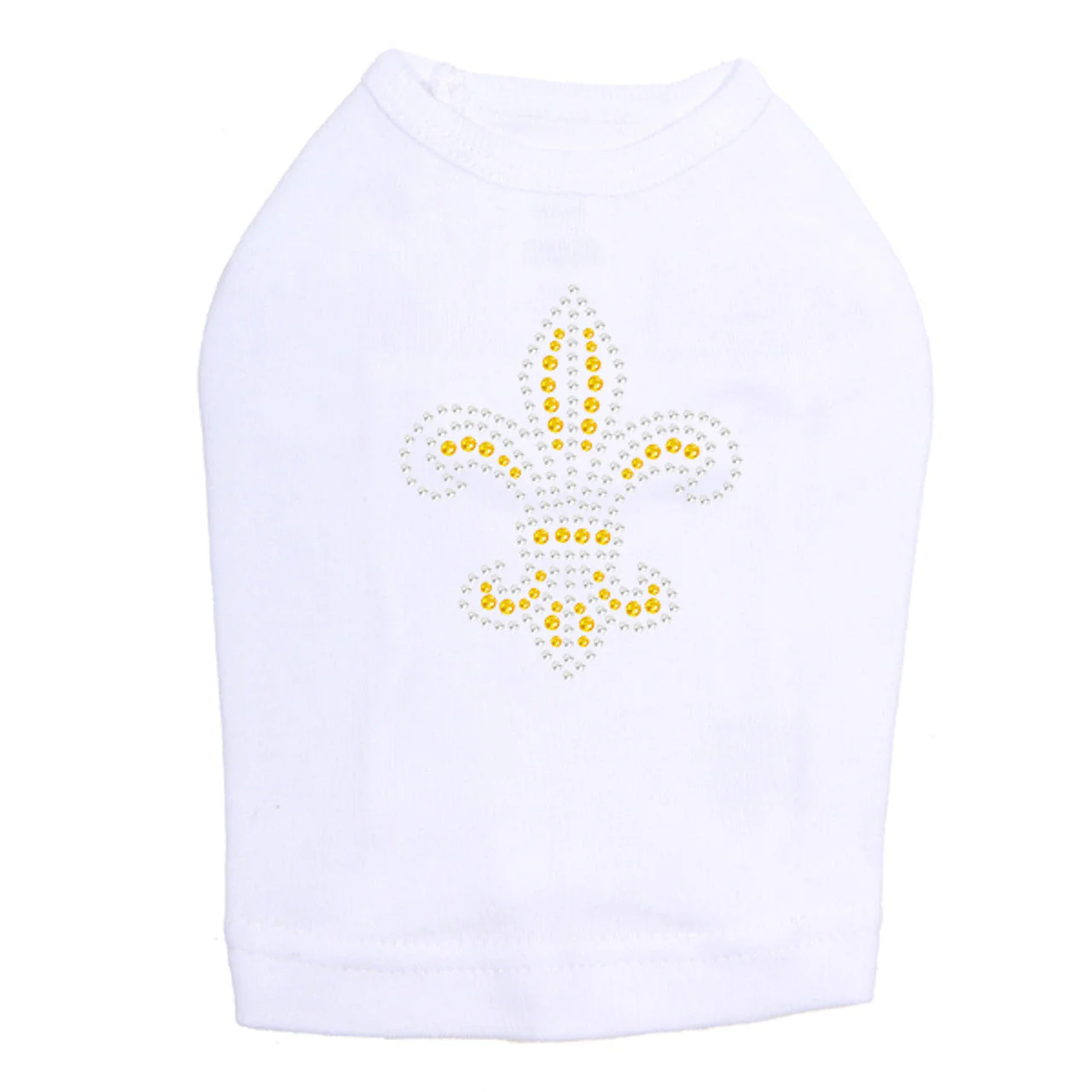 Fleur de Lis (Gold Rhinestones) - Dog Tank - Image 10