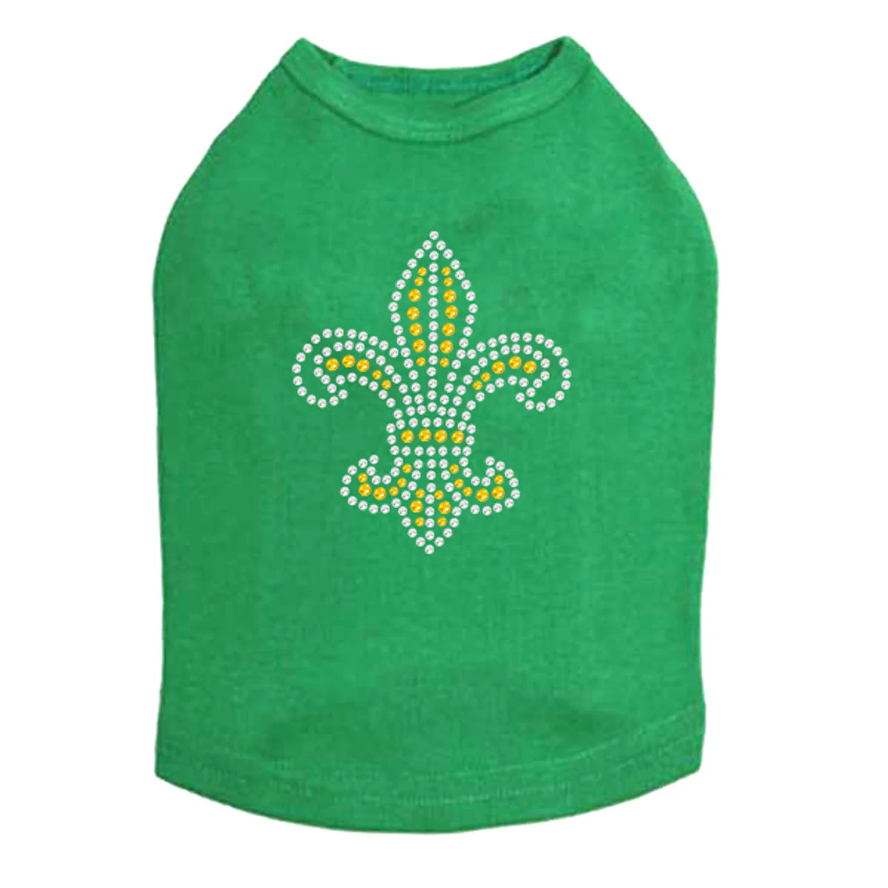 Fleur de Lis (Gold Rhinestones) - Dog Tank - Image 16