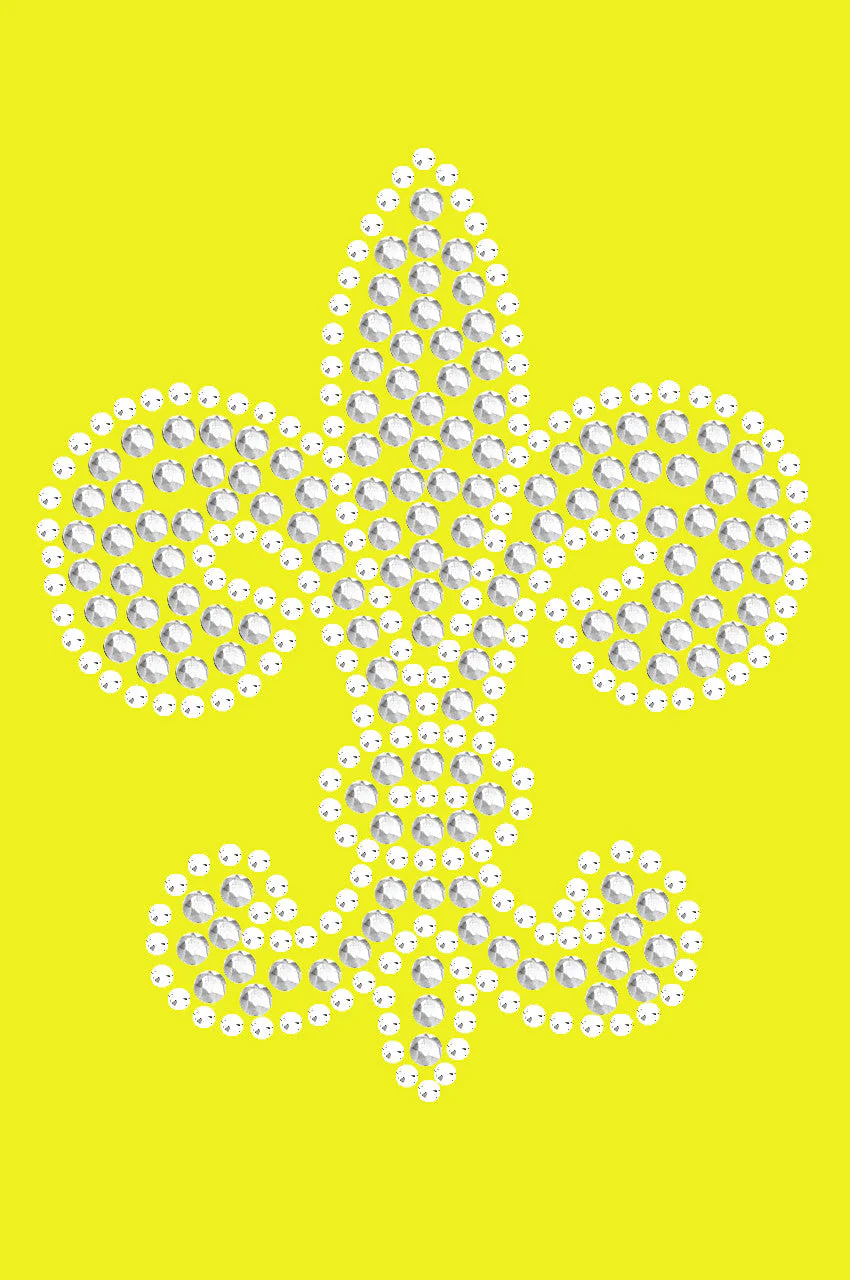 Fleur de Lis (Rhinestone & rhinestuds) - Bandanna - Image 16