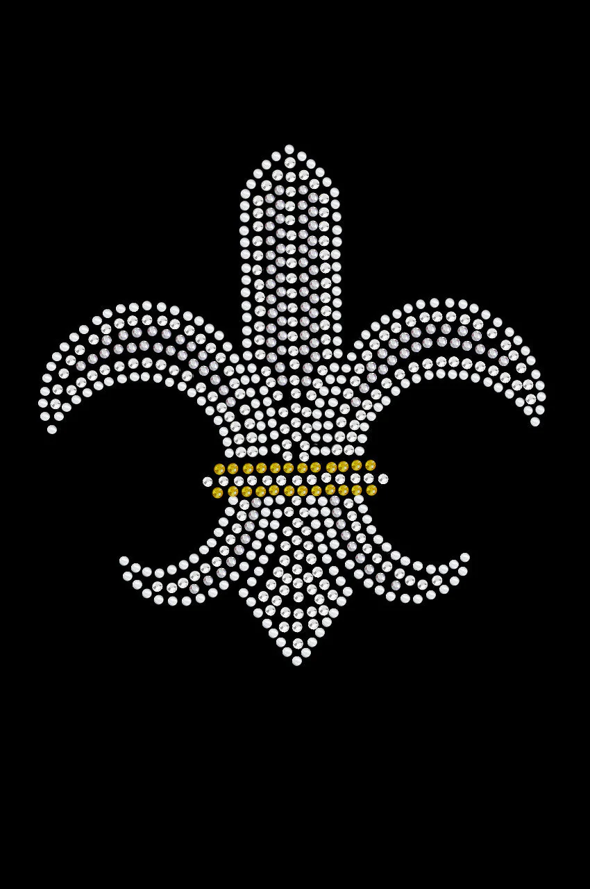 Fleur de Lis (Rhinestones & Nailheads) - Bandanna