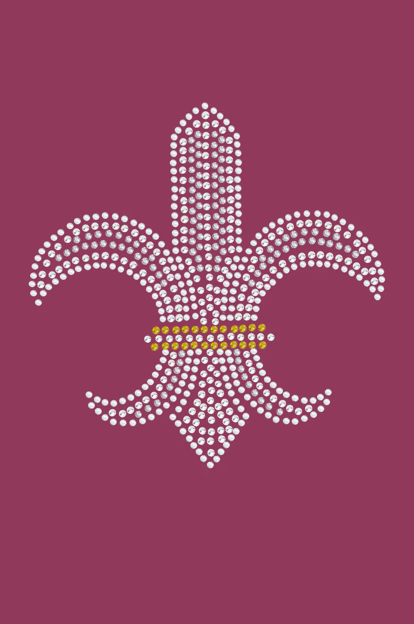 Fleur de Lis (Rhinestones & Nailheads) - Bandanna - Image 15