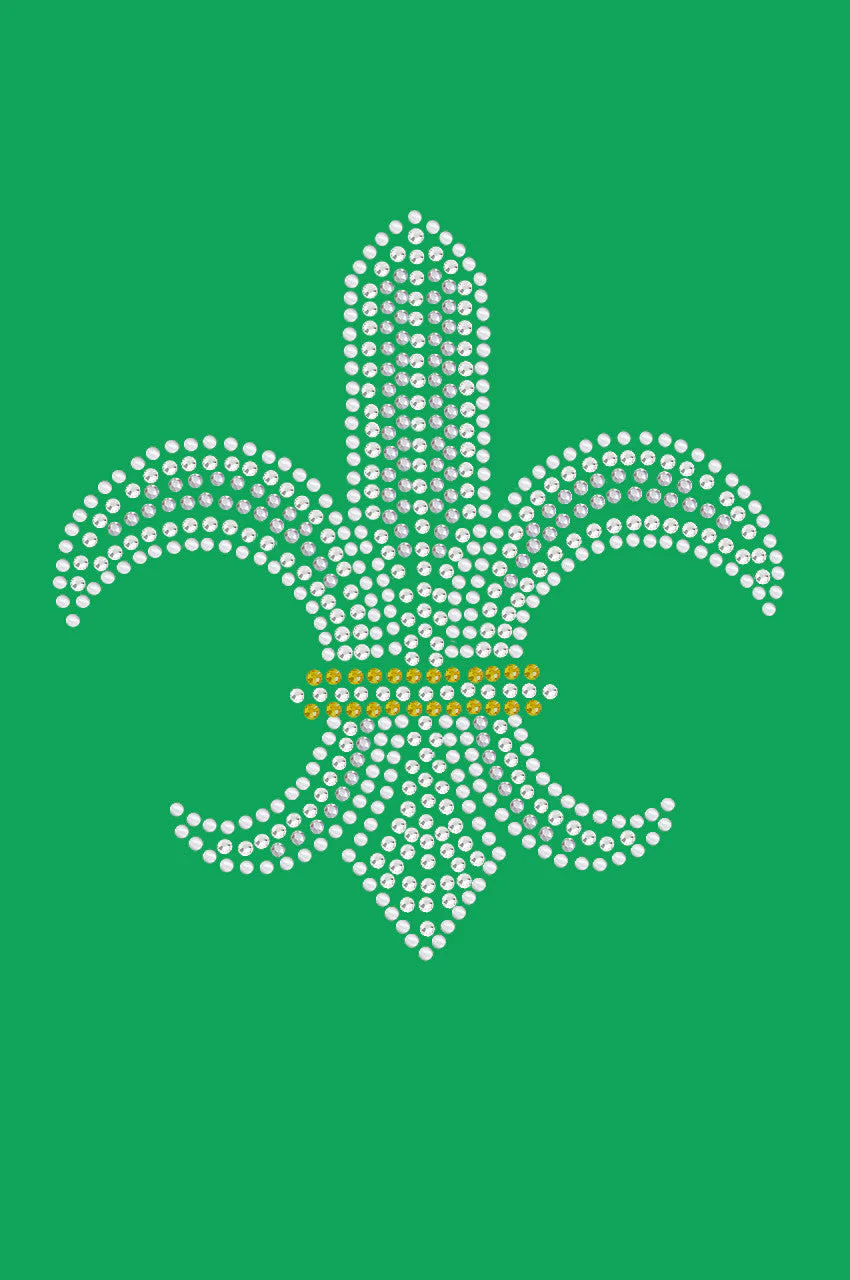 Fleur de Lis (Rhinestones & Nailheads) - Bandanna - Image 3