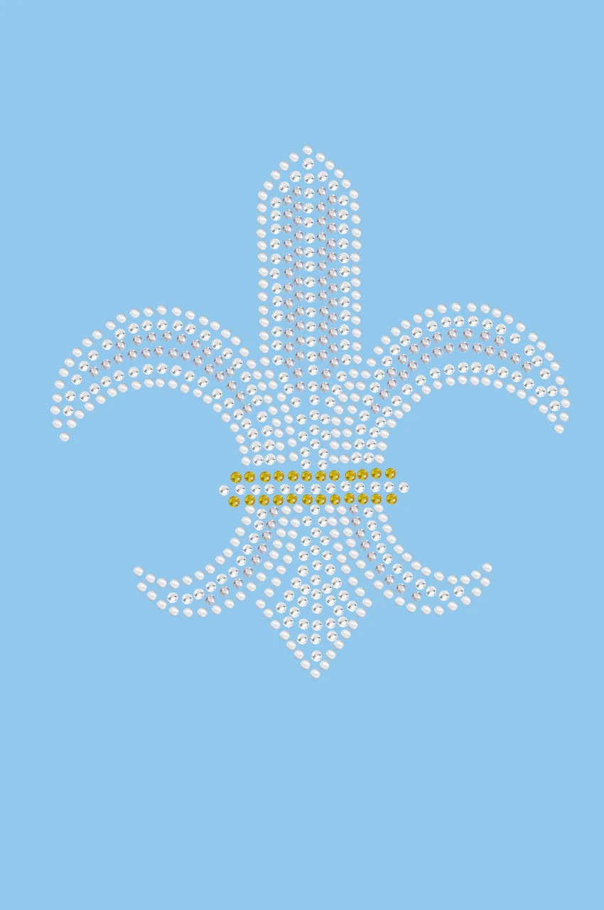 Fleur de Lis (Rhinestones & Nailheads) - Bandanna - Image 4