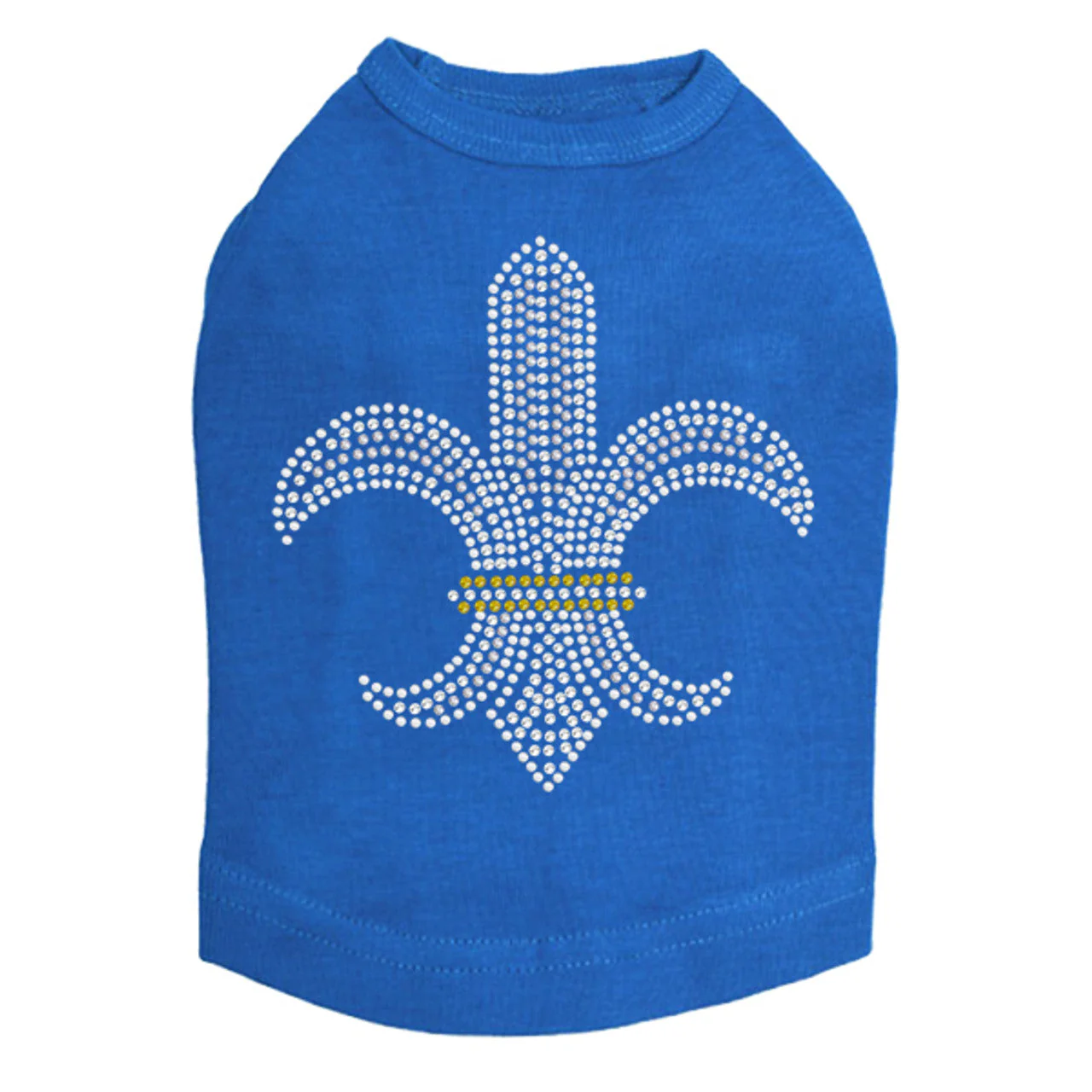 Fleur de Lis (Rhinestones & Nailheads) - Dog Tank - Image 11