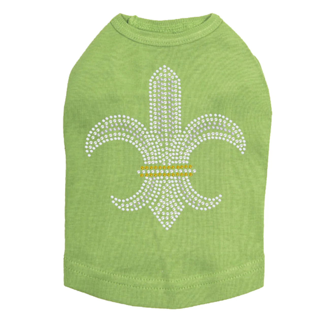 Fleur de Lis (Rhinestones & Nailheads) - Dog Tank - Image 3