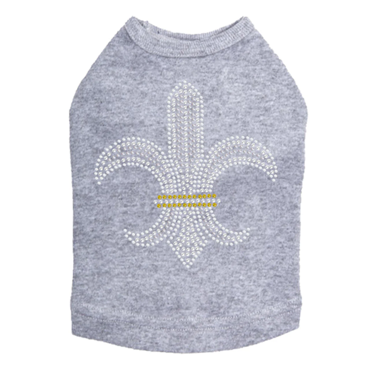 Fleur de Lis (Rhinestones & Nailheads) - Dog Tank - Image 4