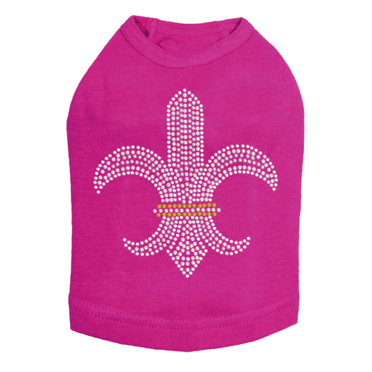 Fleur de Lis (Rhinestones & Nailheads) - Dog Tank - Image 5