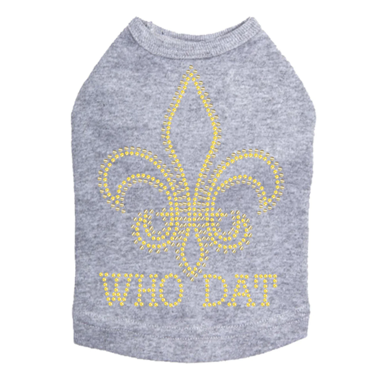Fleur de Lis - Who Dat  Dog Tank - Image 12