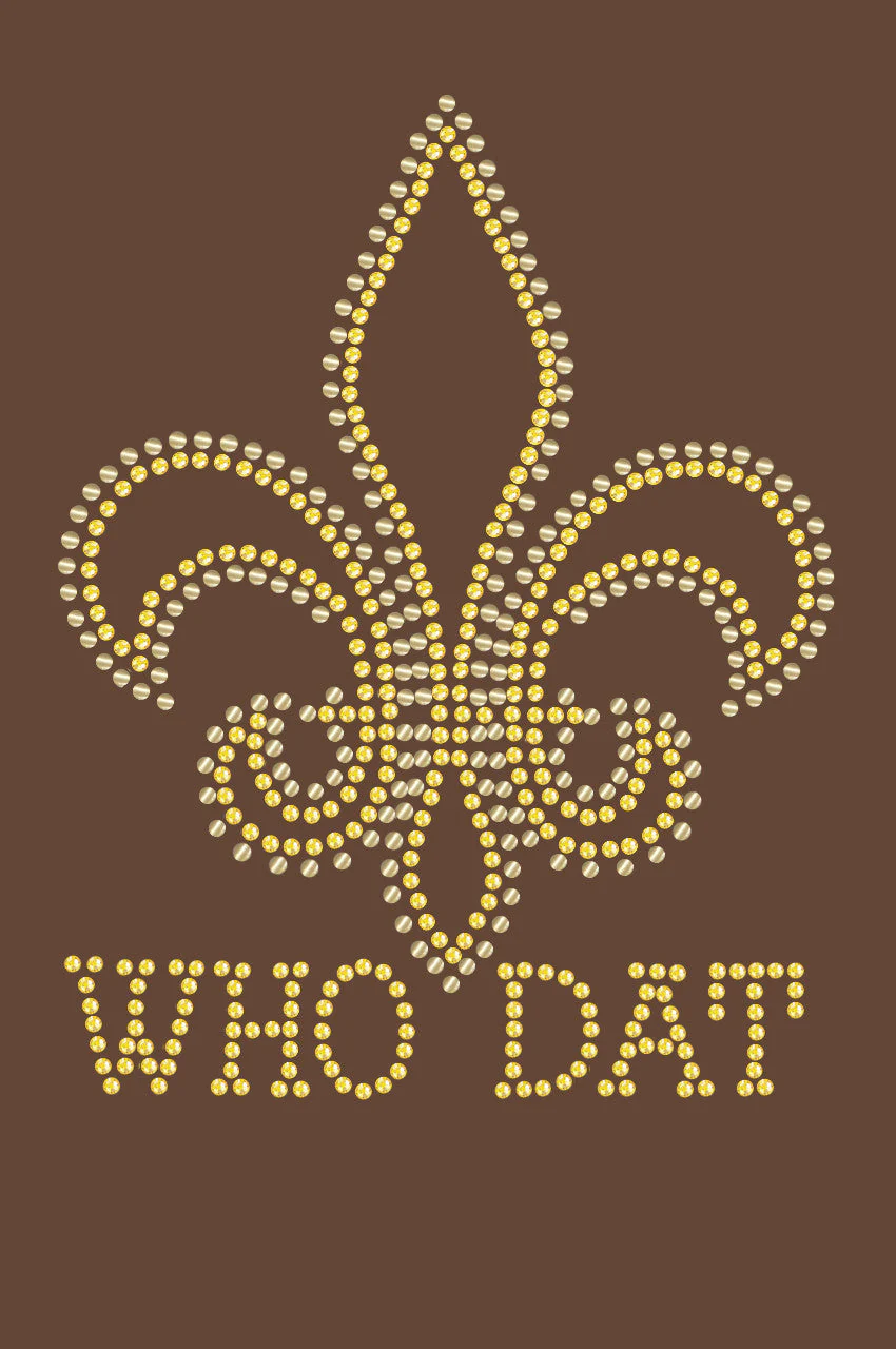 Fleur de Lis with Who Dat  - Bandanna - Image 14