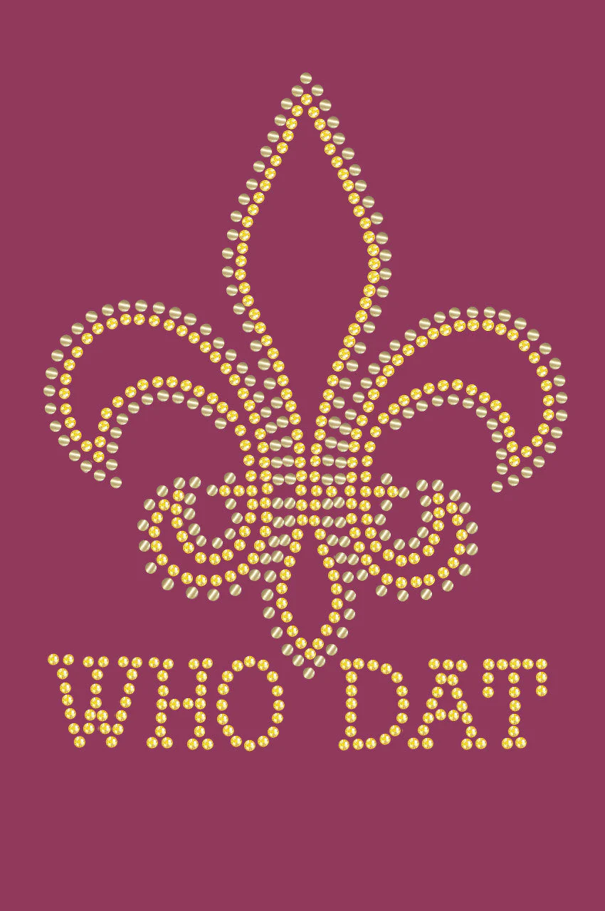 Fleur de Lis with Who Dat  - Bandanna - Image 15