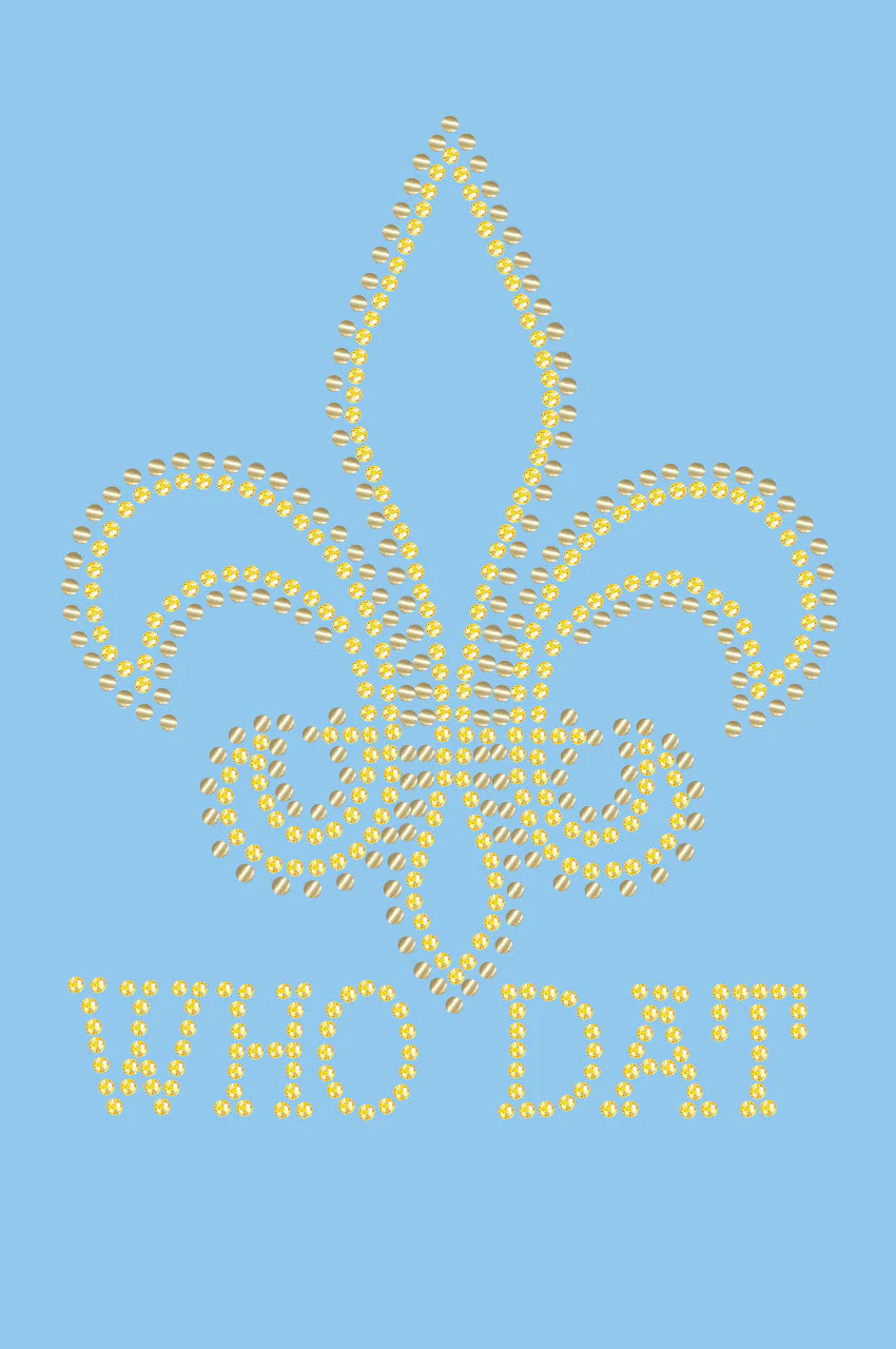 Fleur de Lis with Who Dat  - Bandanna - Image 7
