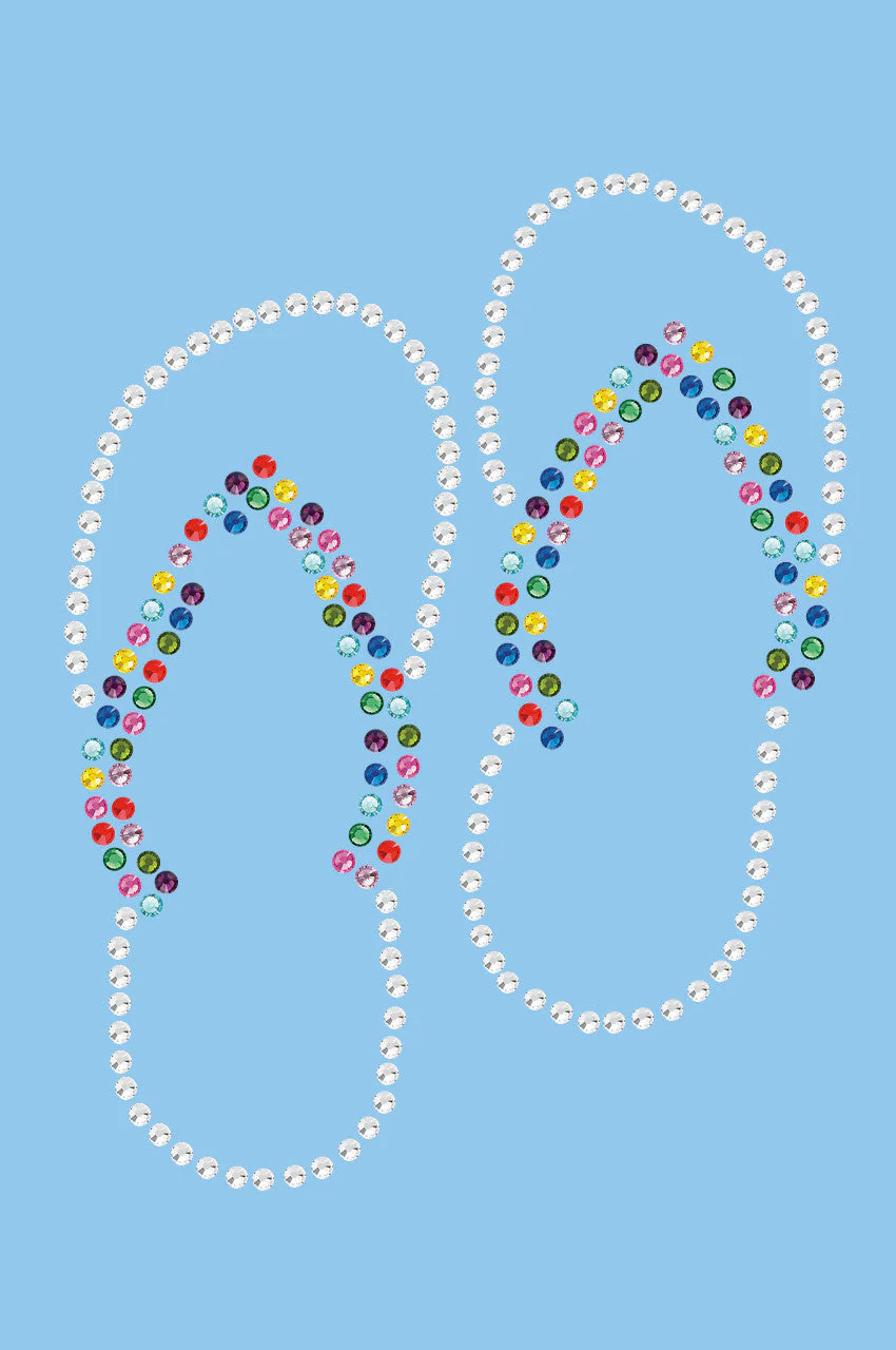 Flip Flops (Rhinestone)  - Bandanna - Image 4