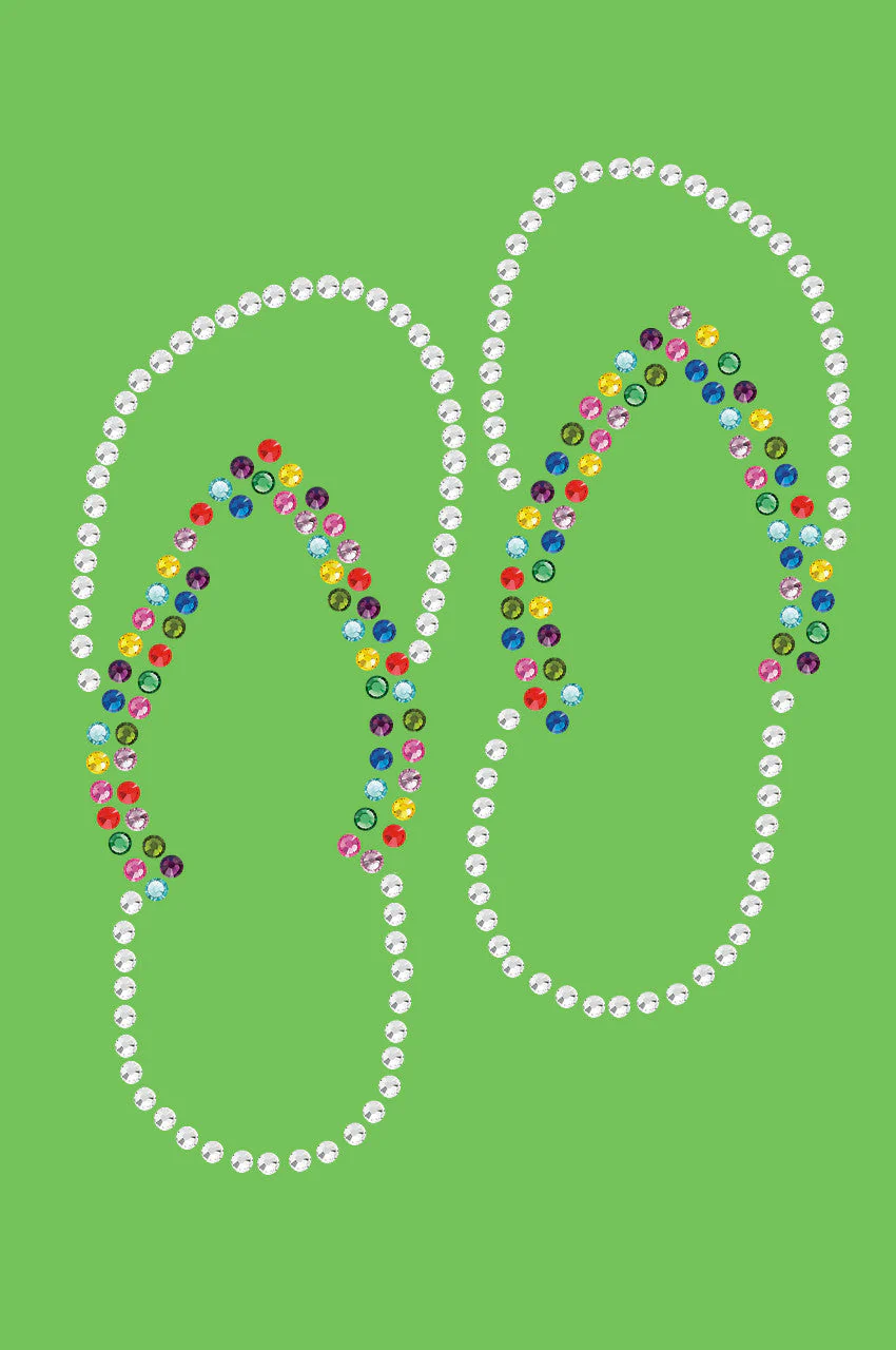 Flip Flops (Rhinestone)  - Bandanna - Image 7