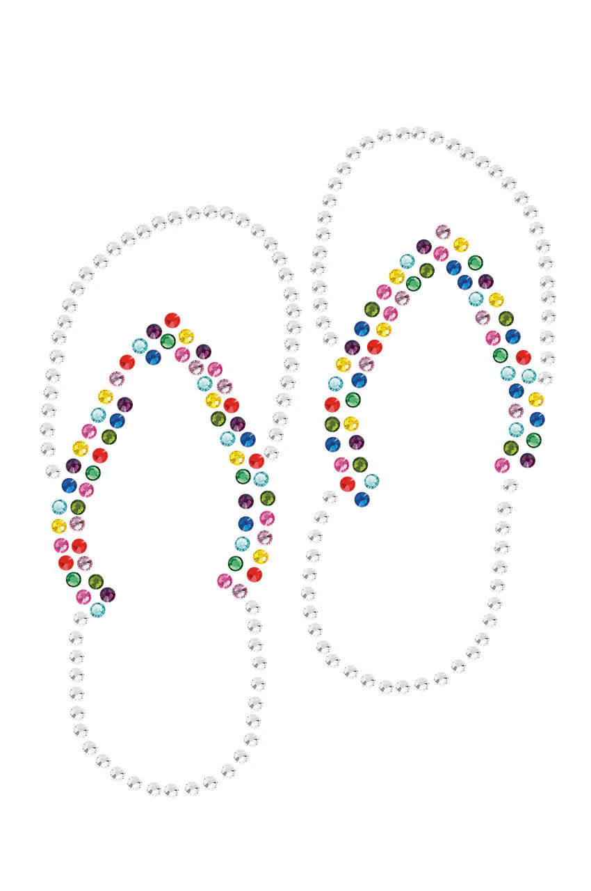 Flip Flops (Rhinestone)  - Bandanna - Image 9