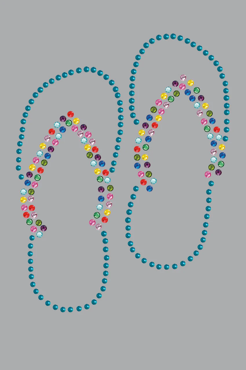 Flip Flops (Turquoise) - Bandanna - Image 15