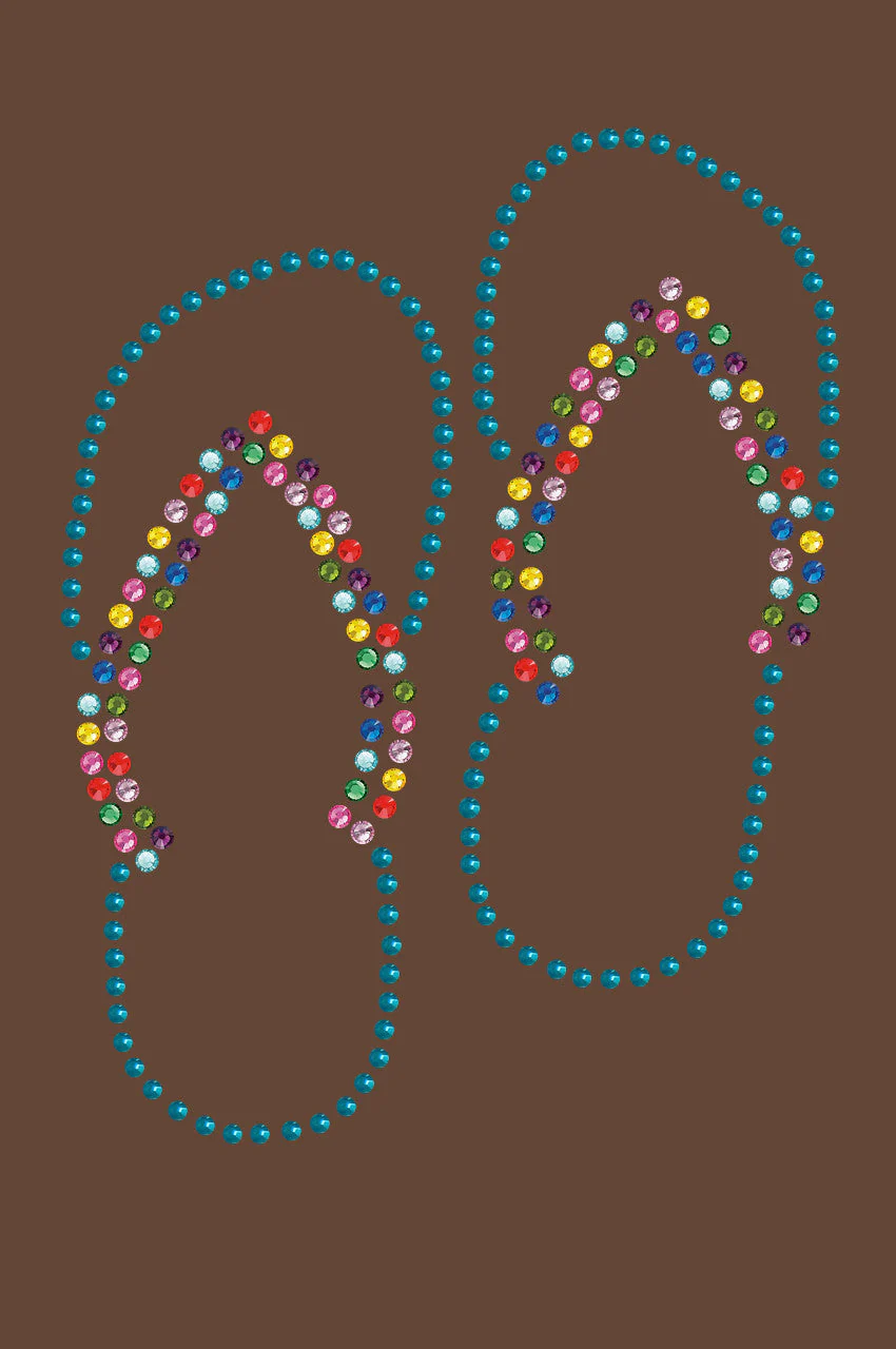Flip Flops (Turquoise) - Bandanna - Image 16