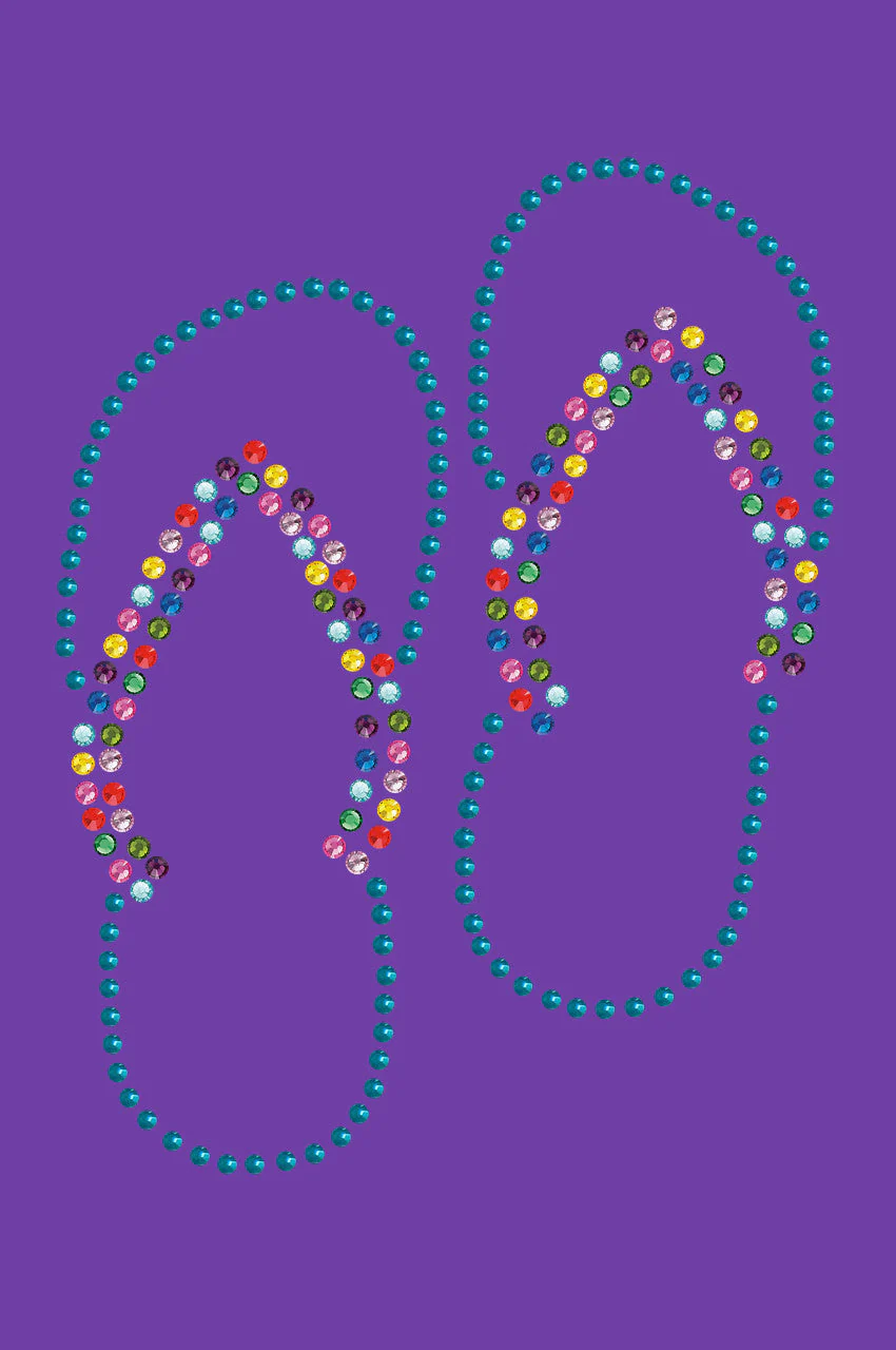 Flip Flops (Turquoise) - Bandanna - Image 6